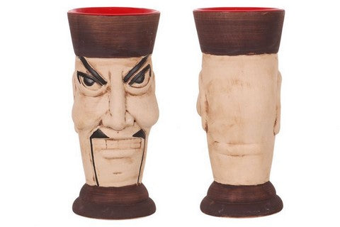 Tiki Oriental Ceramic Mug 10 oz - Exotic Tropical Drinkware for Cocktails, Coffee & Tea - Perfect for Luau Parties, Beach Bars & Home Decor
