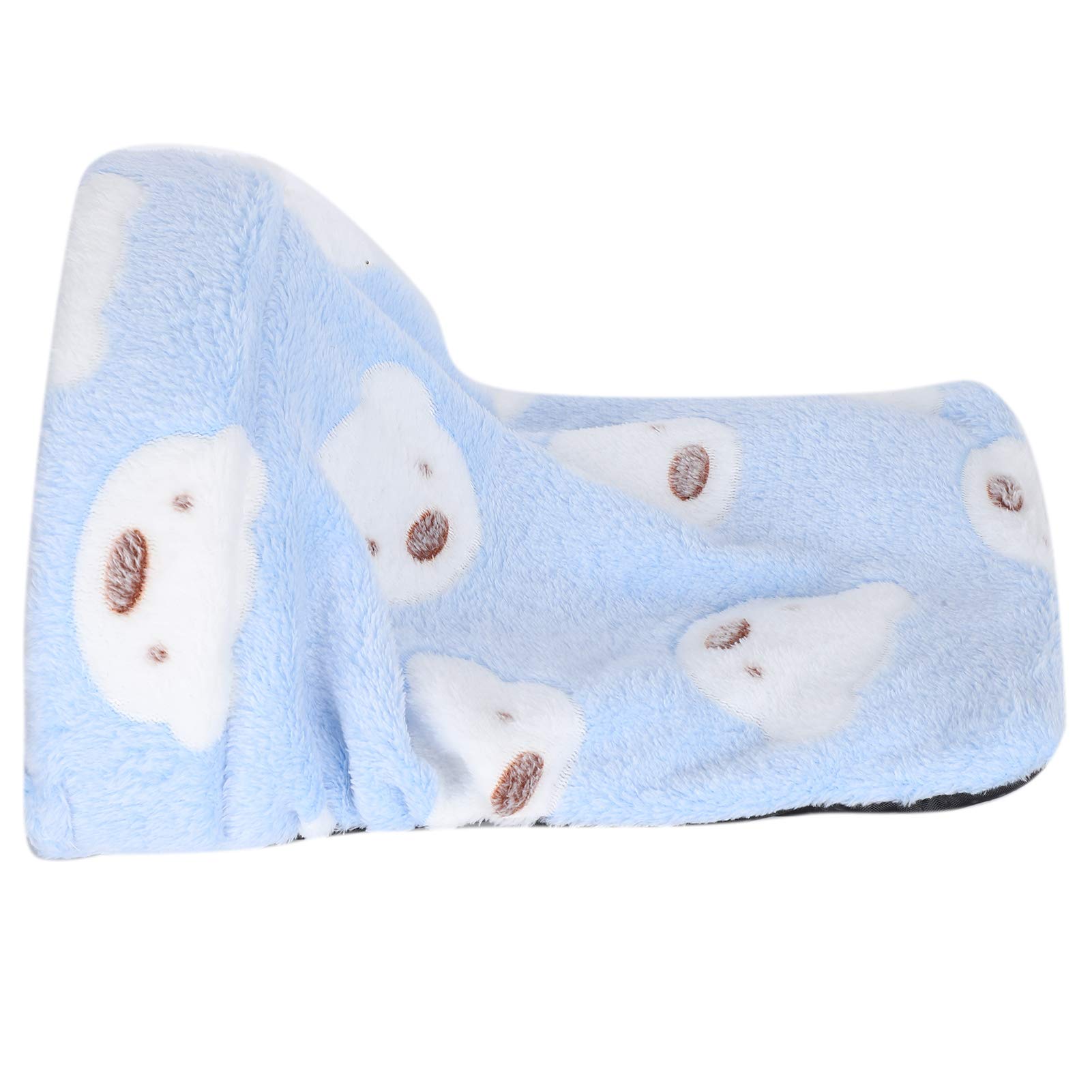 Valentine's Day Cartoon Color Pet Bed - Machine Washable Mini Hamster & Squirrel Sleeping Bed - Soft Comfortable Small Animal Nest (Blue, Large) - Perfect for Hamsters, Guinea Pigs & Small Pets in Cages or Play Areas