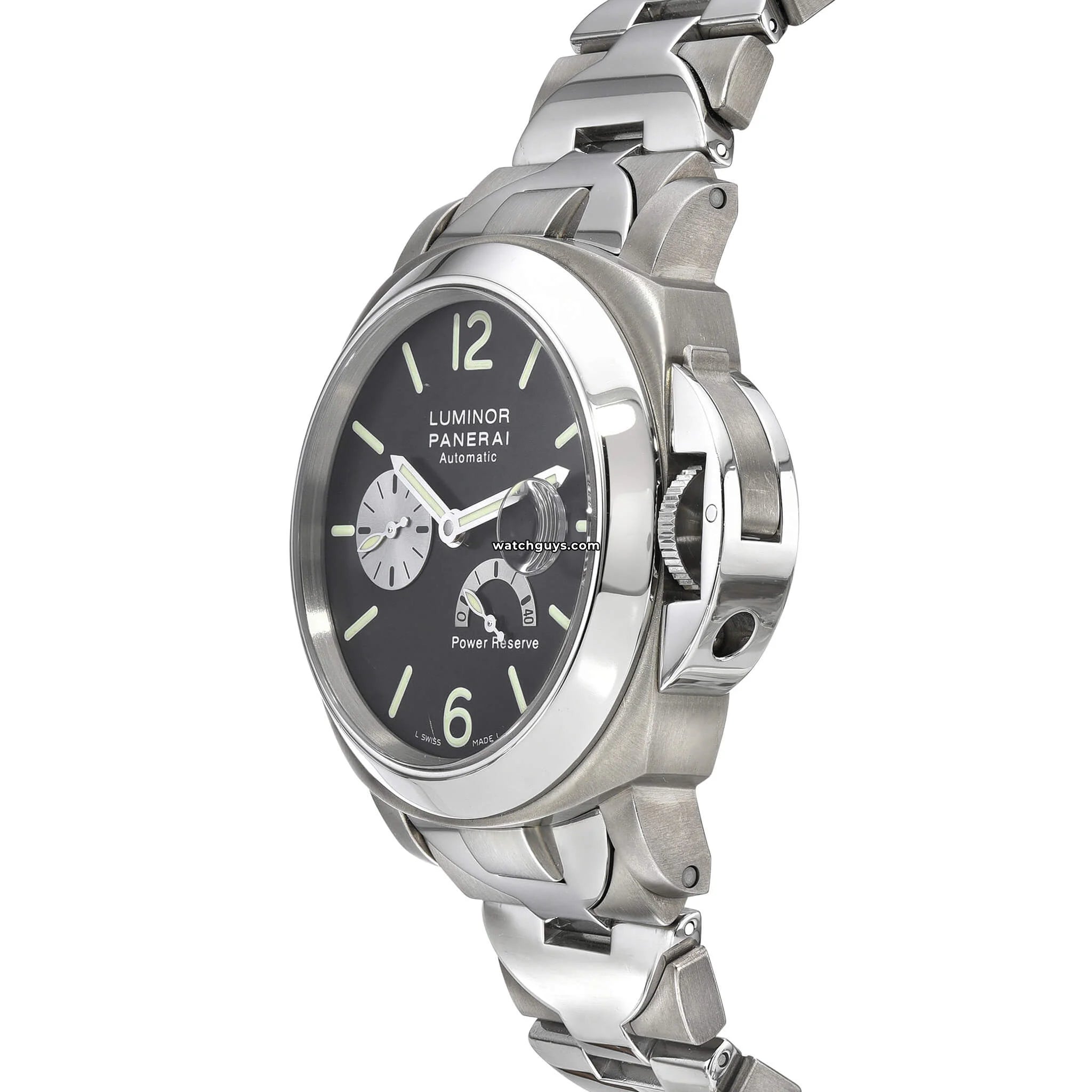 Panerai Luminor Power Reserve PAM 171 Men's Automatic Watch - Luxury Stainless Steel Dive Watch for Business & Casual Wear