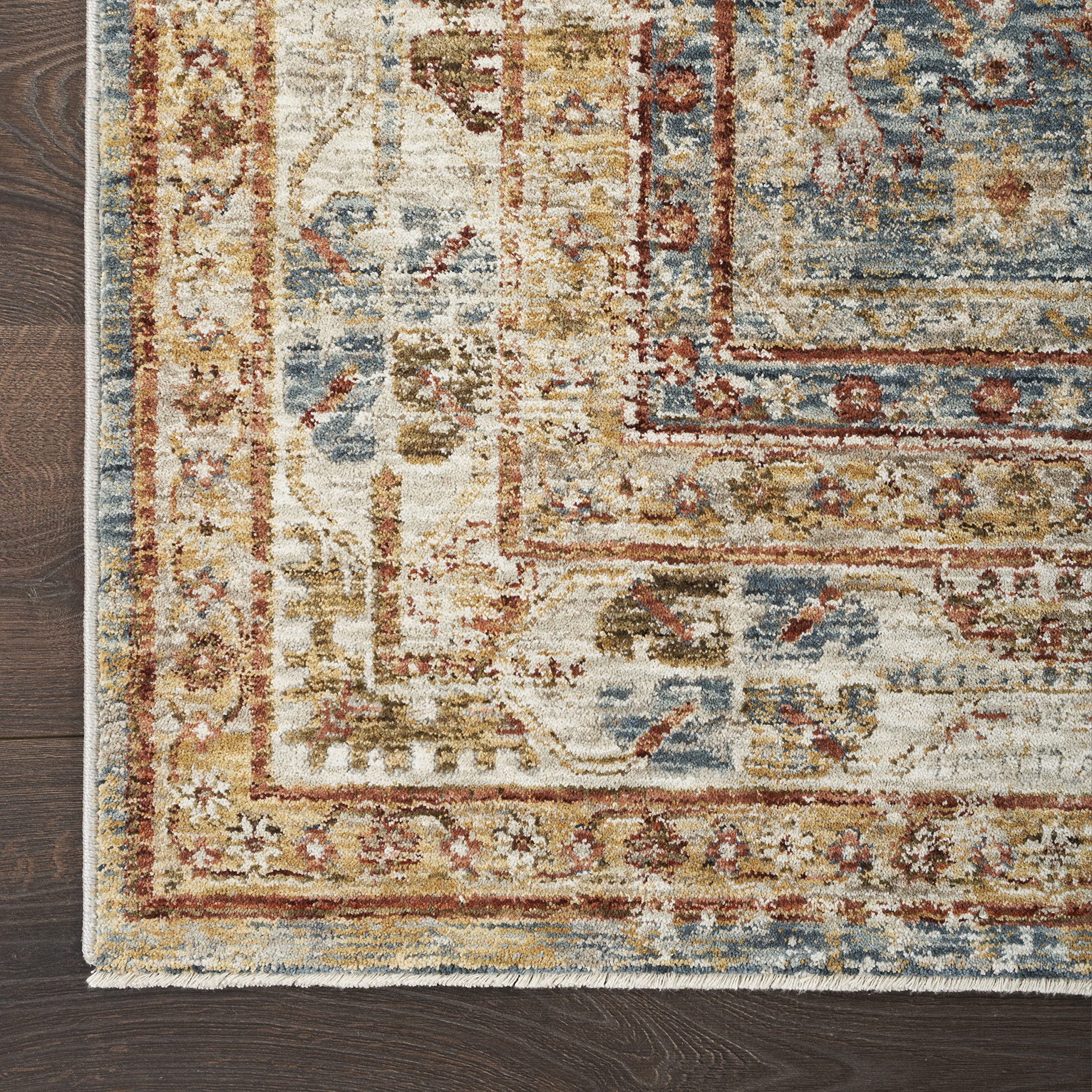 Nourison Petra Blue 7'10