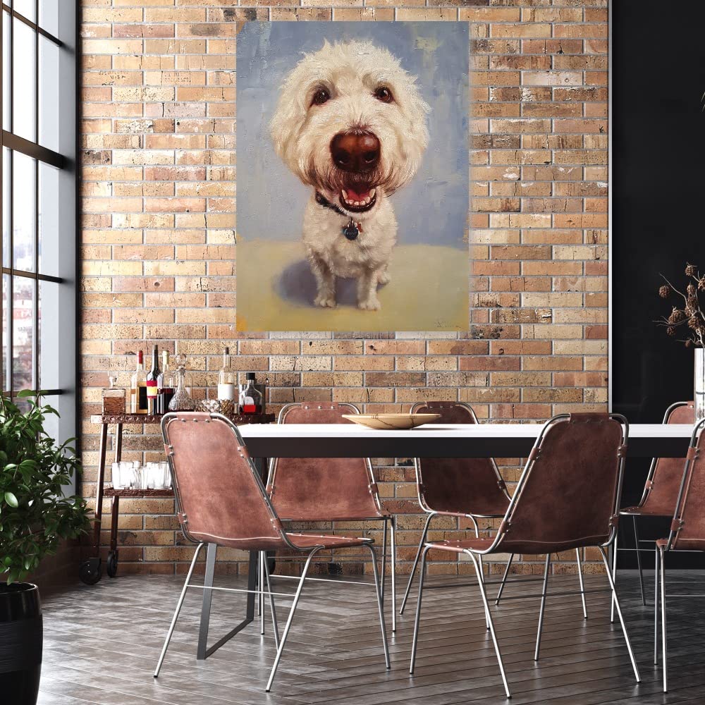 Lucia Heffernan Fine Art Canvas - Molly Canvas Wall Decor for Living Room, Bedroom, Office & More - Ready to Hang 24x32 Inch Painting - Perfect for Home, Dining Room & Bathroom Decor
