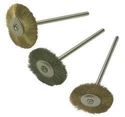 Premium Brass Mounted Metal Wheels - Crimped Design, Pack of 6 - Ideal for DIY Projects, Model Making & Industrial Applications