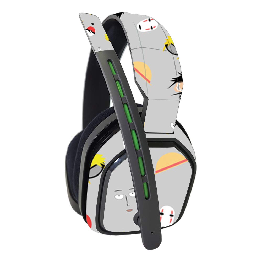 Astro A10 Headset Skin - Anime Fan Design | Protective Vinyl Decal Wrap Cover | Durable & Easy to Apply | Made in USA | Perfect for Gaming, Streaming & Customizing Your Headset
