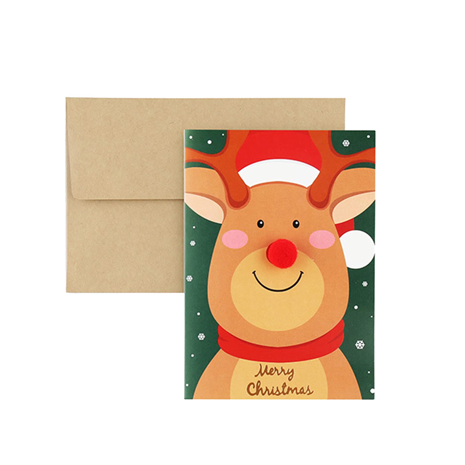 Totruning Christmas Cards Holiday Collection - Classic Holiday Greeting Cards with Envelopes, Festive Santa Design, Best Wishes Inside | Perfect for Office Parties, Family Gatherings & Holiday Mailings