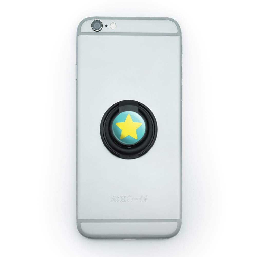 Steven Universe Pearl Star Mobile Phone Ring Grip Holder Stand - Perfect for Watching Videos, Taking Selfies, and Secure Phone Handling