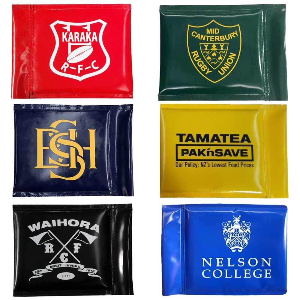 Custom Printed Rigid Touchline Flags - Personalized Soccer/Football Boundary Markers for Sports Games & Training - Perfect for Coaches, Referees & Fans
