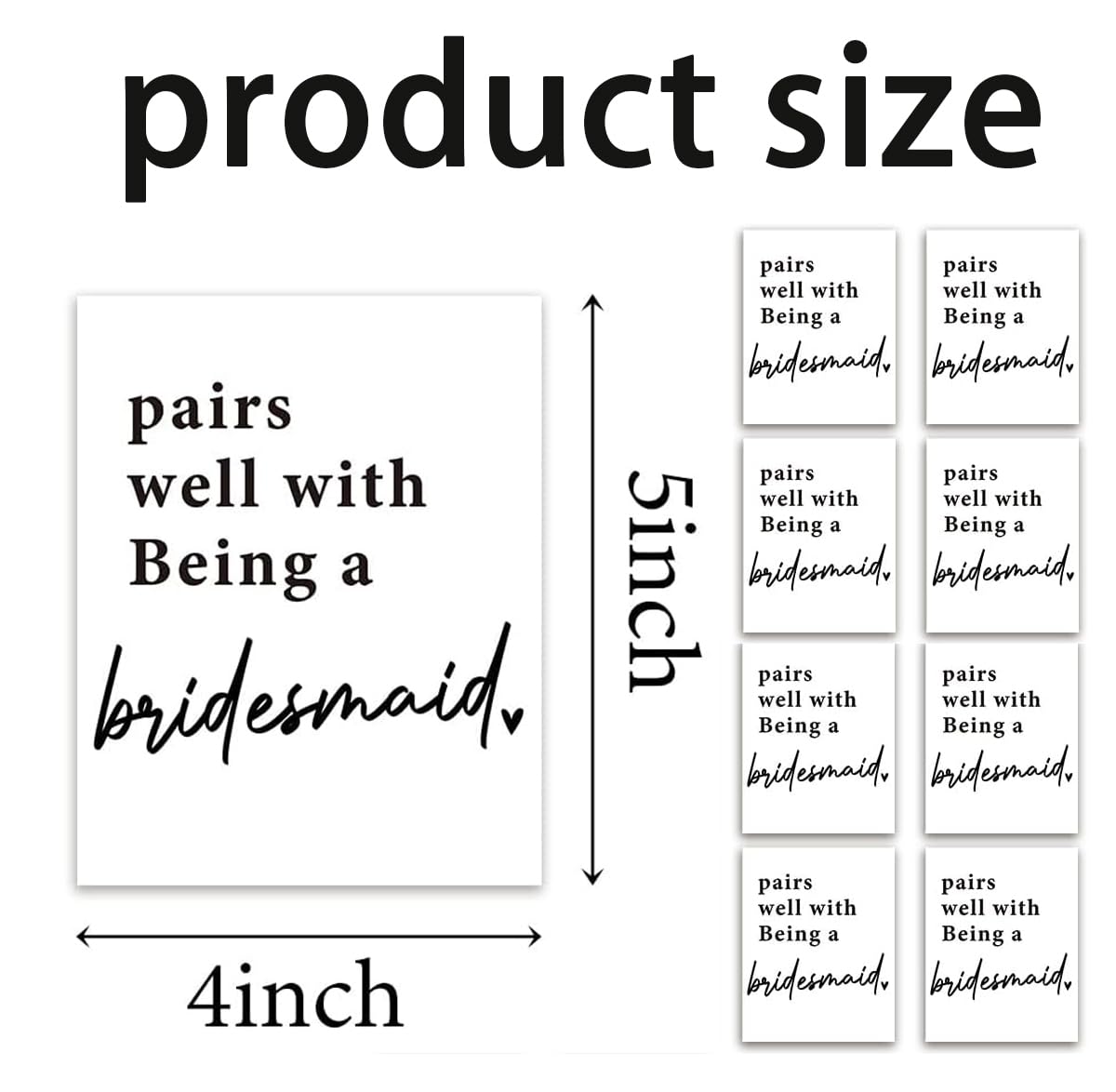 24Pcs Bridesmaid Wine Labels - Unique Proposal Gifts for Bridal Showers, Will You Be My Bridesmaid Stickers, Perfect for Wedding Party Favors - Great for Bachelorette Parties, Bridal Showers & DIY Wedding Decorations