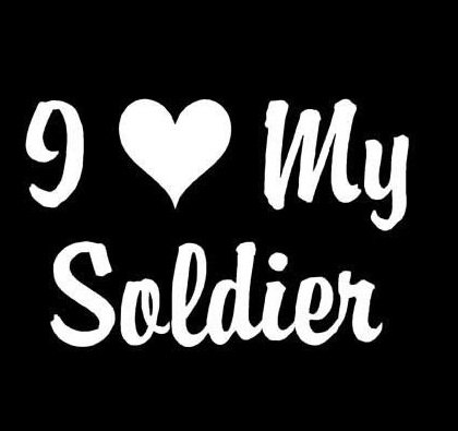 Military Heart Decal Sticker - Die Cut Vinyl for Windows, Cars, Trucks, Tool Boxes & Laptops - Perfect for Military Support & Patriotic Decor