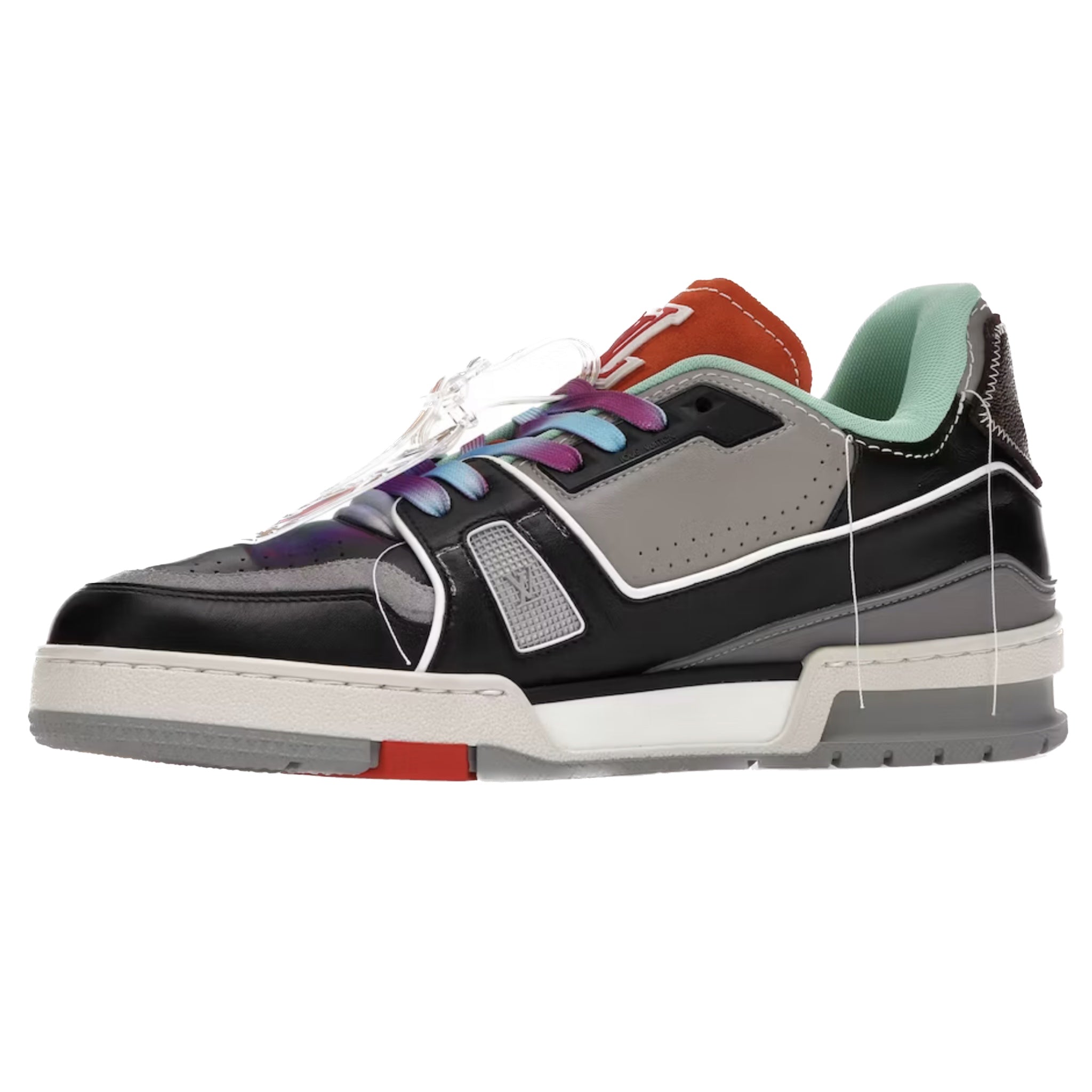Louis Vuitton SS21 Trainer Sneakers - Men's Luxury Blue Black Grey Athletic Shoes for Running & Casual Wear