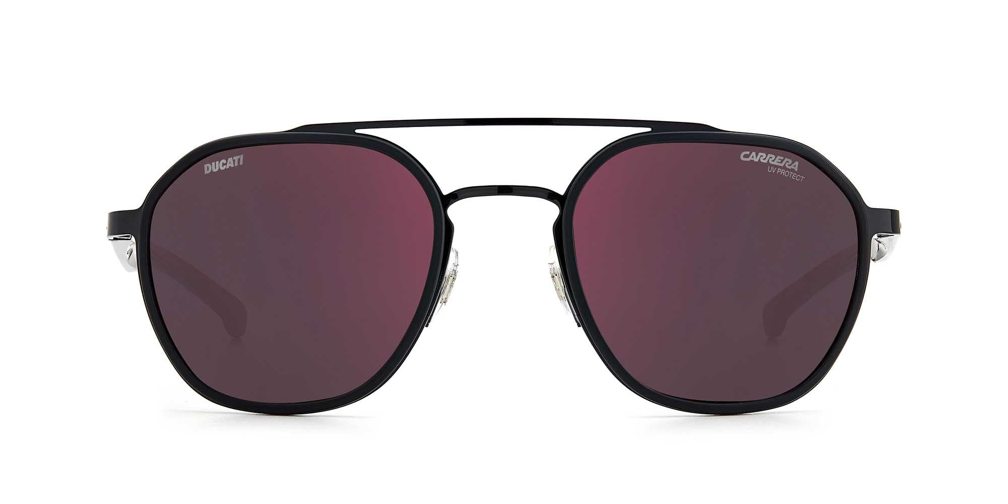 Carrera Ducati CARDUC 005/S Sunglasses - Polarized Motorcycle Riding Glasses for Men & Women - UV Protection for Cycling, Driving, and Outdoor Sports