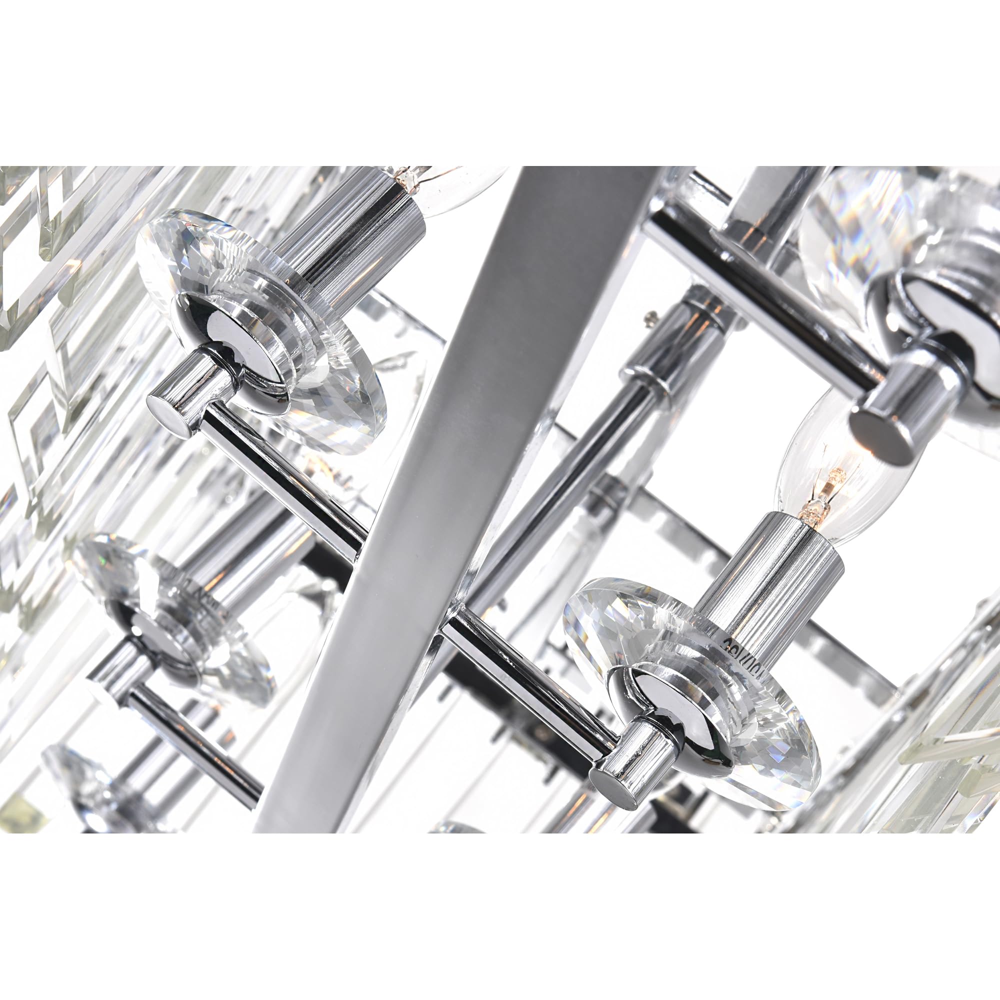 CWI Lighting Henrietta 10-Light Chrome Chandelier - Elegant Dining Room Lighting Fixture for Home Decor & Interior Design