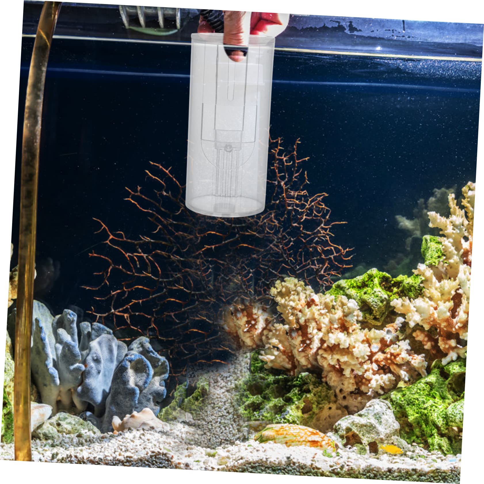 Balacoo 2-Pack Small Aquarium Fog Maker Set - Acrylic Fish Tank Mist Generator for Home & Office Aquariums - Creates Relaxing Water Mist Effect for Decorative Fish Tanks