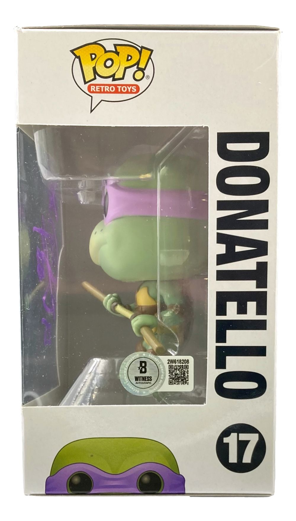 Corey Feldman Autographed Teenage Mutant Ninja Turtles Funko Pop Vinyl Figure #17 - Limited Edition Collectible for TMNT Fans, Movie Memorabilia & Pop Culture Enthusiasts - Perfect for Display, Gifts, and Comic Conventions