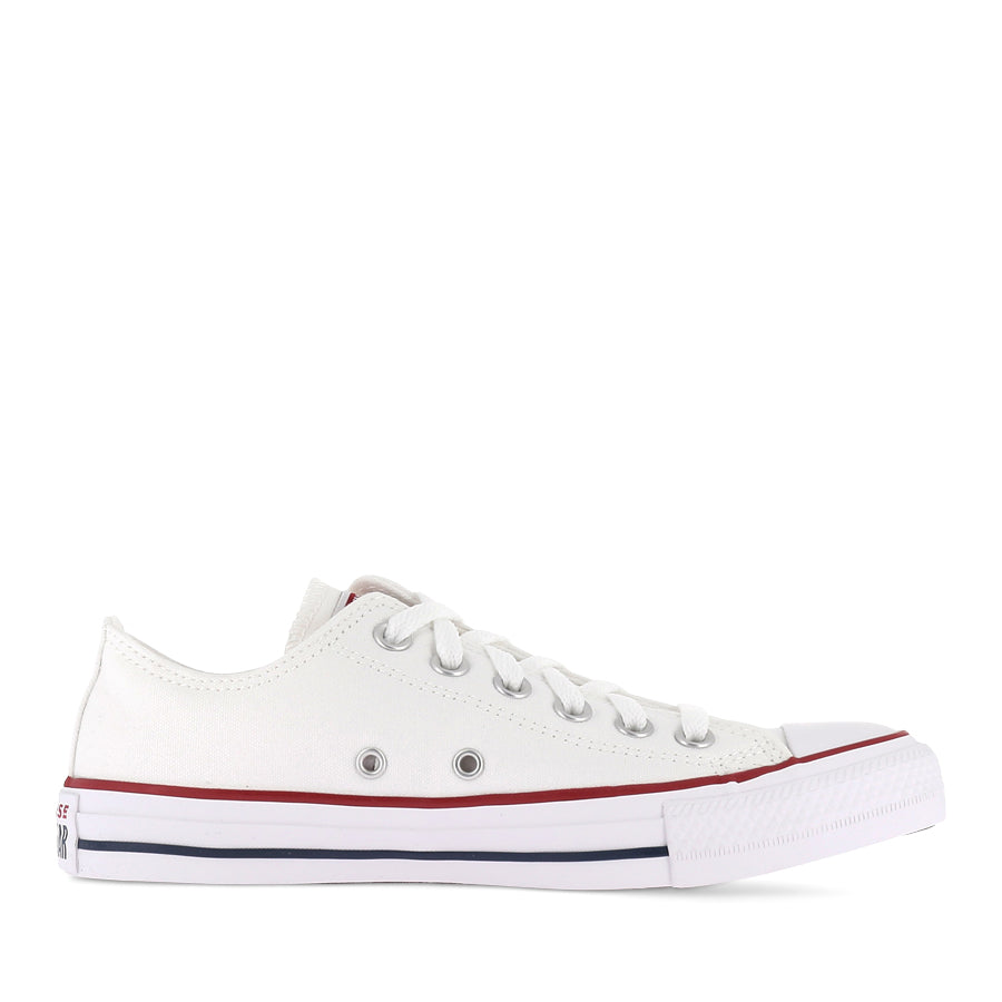 Converse All Star Low Core White Sneakers - Classic Canvas Shoes for Men & Women - Perfect for Casual Wear, Street Style & Everyday Comfort