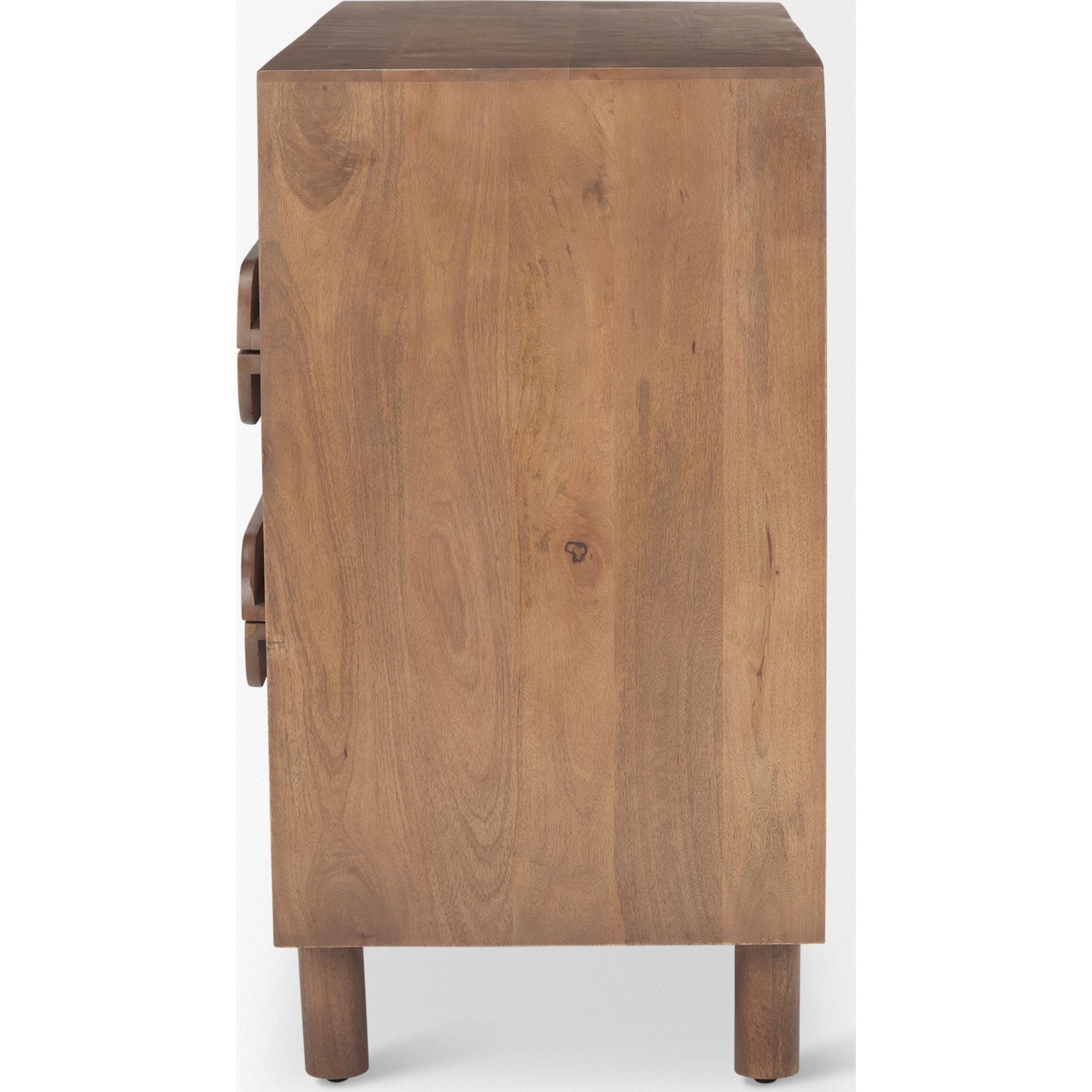 Stylish Astrid Accent Cabinet in Rich Brown - Perfect for Living Room, Bedroom or Entryway Storage & Decor