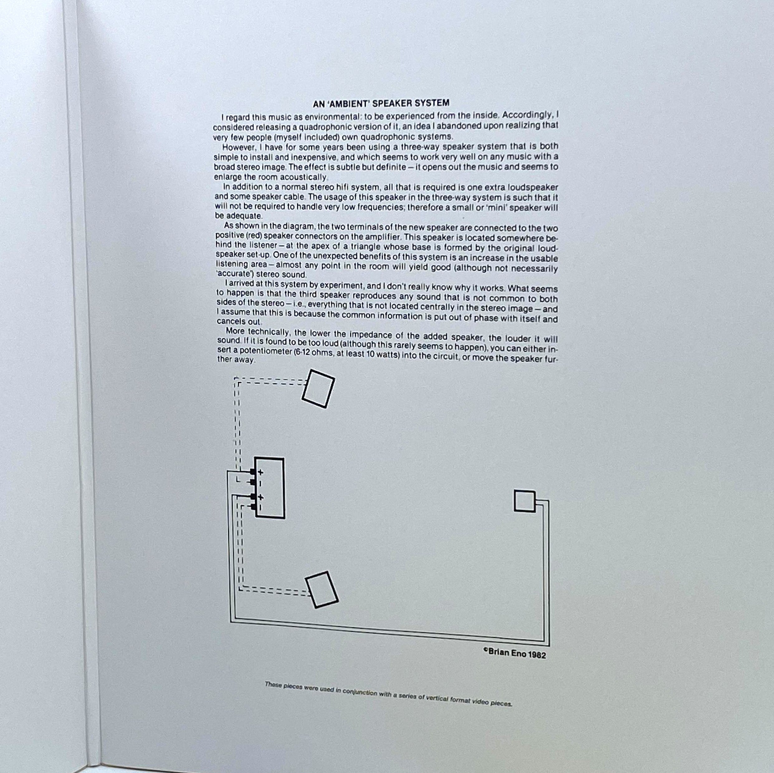 Brian Eno Ambient 3: Day of Radiance - Vinyl LP Record | Relaxing Music for Meditation, Yoga & Stress Relief