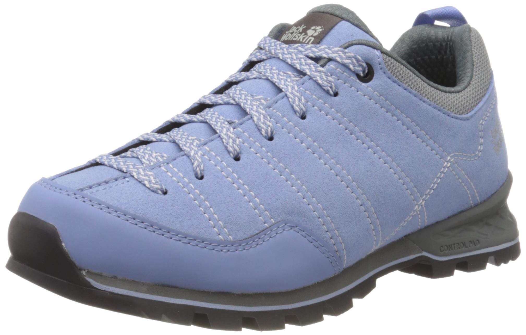 Jack Wolfskin Women's High Rise Hiking Shoes - Waterproof Lightweight Trail Running Shoes for Outdoor Adventures, Trekking & Camping