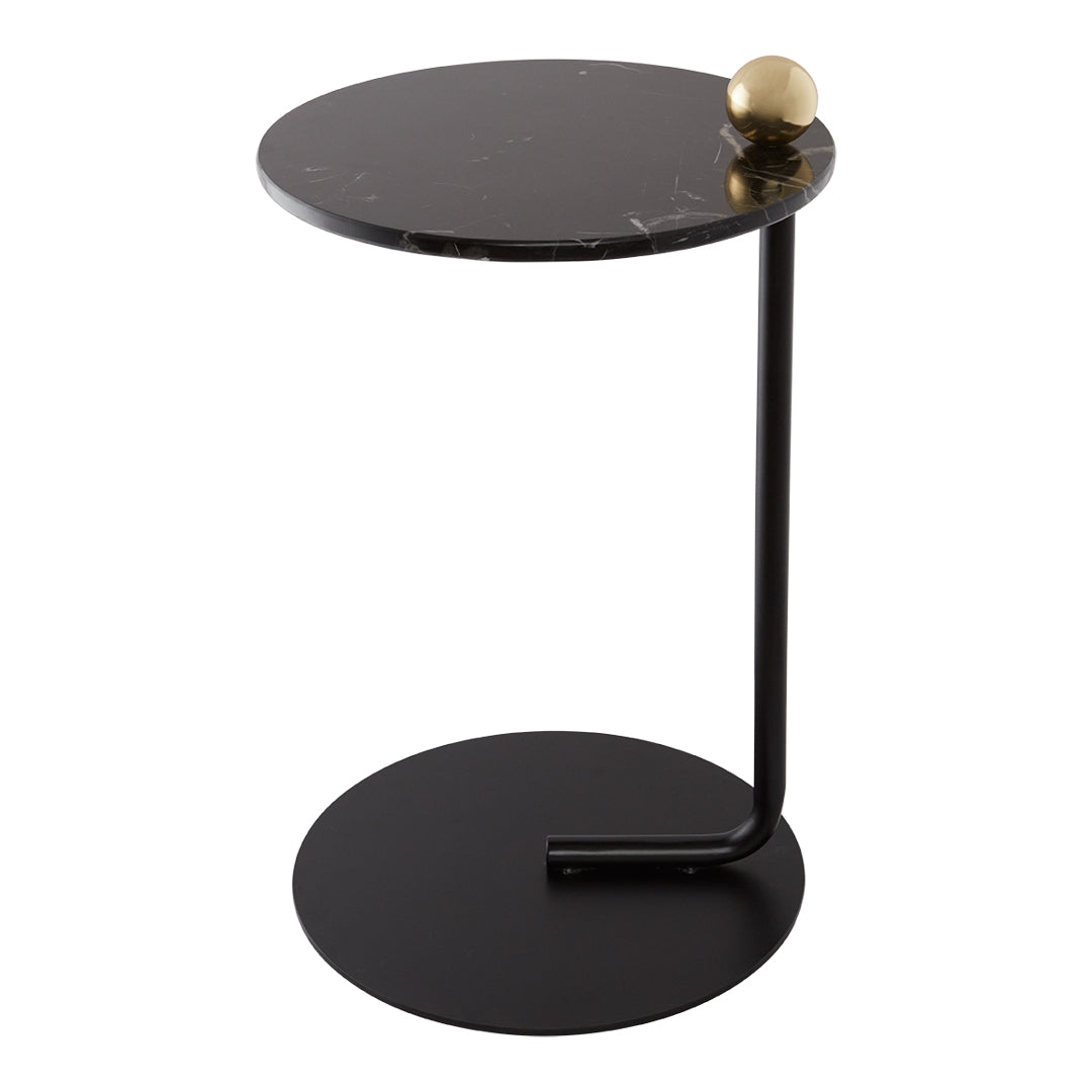 Castellum Side Table - Modern End Table with Storage Shelf for Living Room, Bedroom, or Office - Perfect for Holding Books, Lamps, and Decor