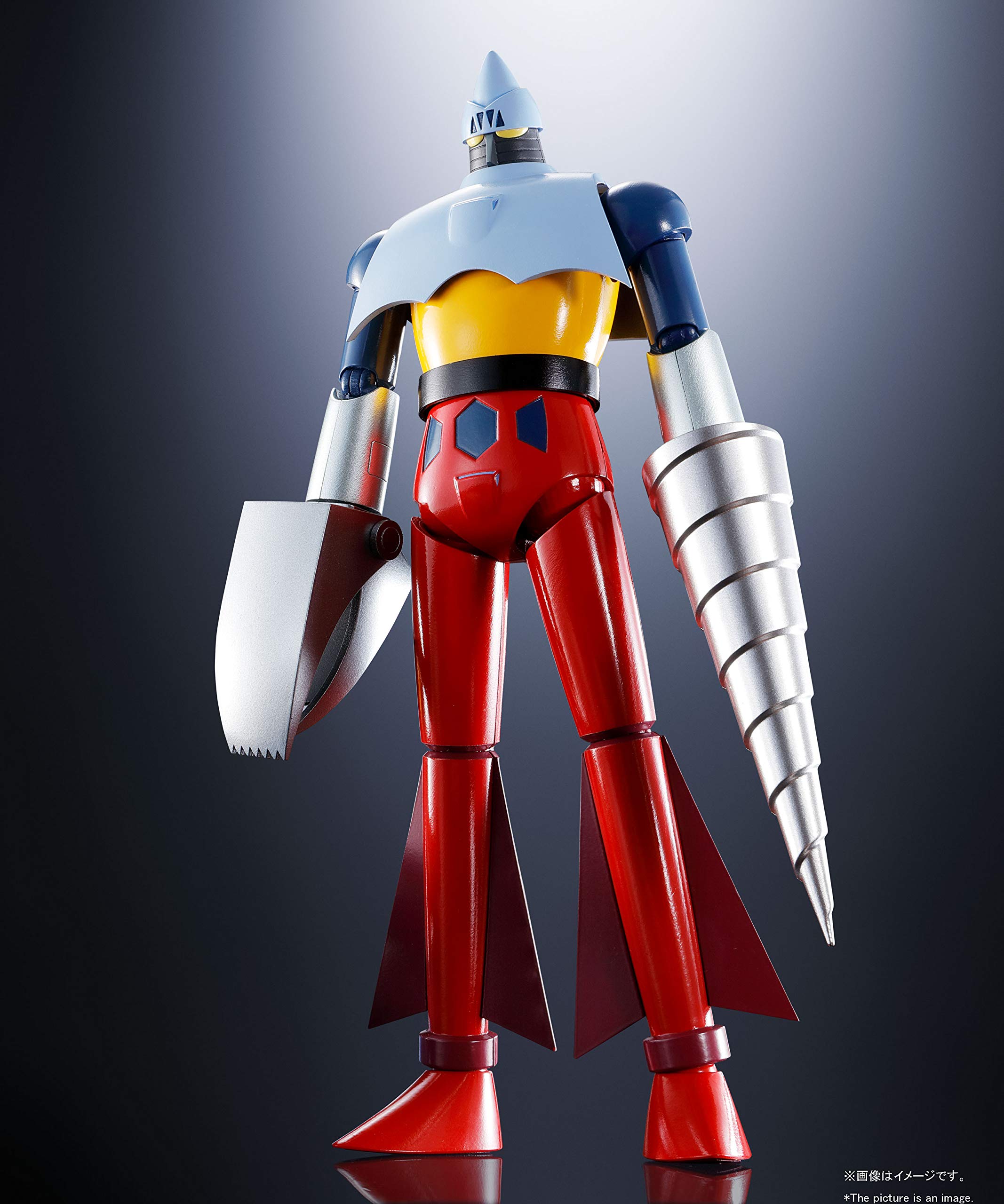 Bandai Soul of Chogokin GX-91 Getter Robo (TV Anime Ver.) Getter 2 & 3 D.C. Action Figure - Collectible Robot Toy for Anime Fans & Display