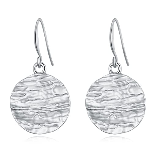 Hammered Disc-Silver