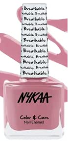 Nykaa Breathable Nail Polish - Bubble Bath Nude Pink | Long-Lasting & Non-Toxic Nail Enamel | Perfect for Everyday Wear & Professional Manicures