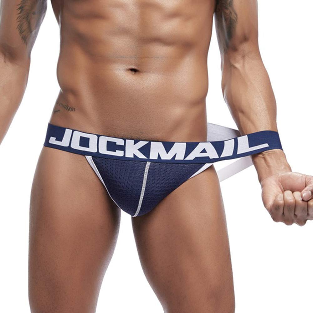 Men's Breathable Mesh Boxer Briefs - Soft Underwear for Daily Comfort & Sports
