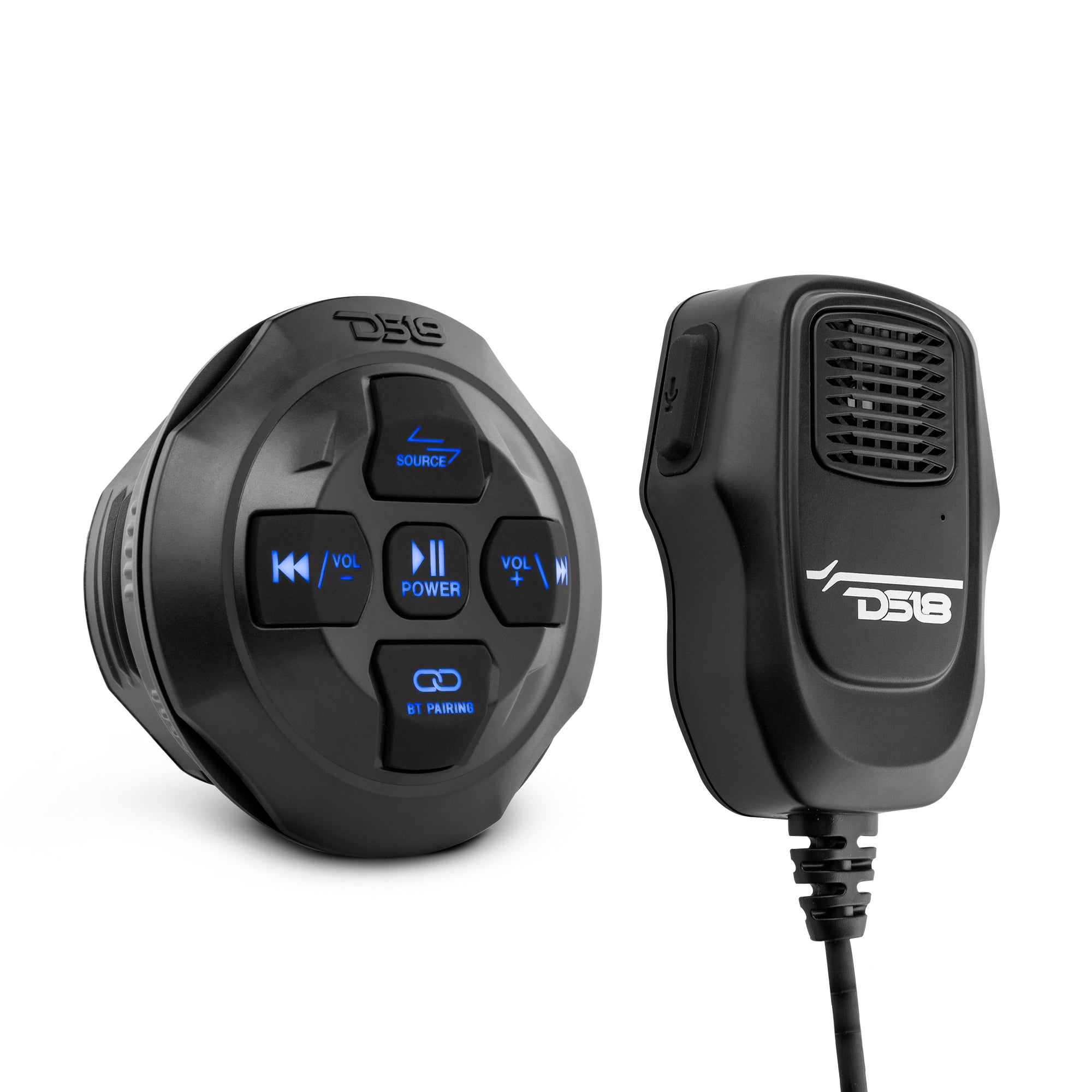 Waterproof Bluetooth Audio Receiver for Marine & Powersports - Wireless Music Streaming with Built-in Mic & Controls | Perfect for Boating, Motorcycles & Outdoor Adventures