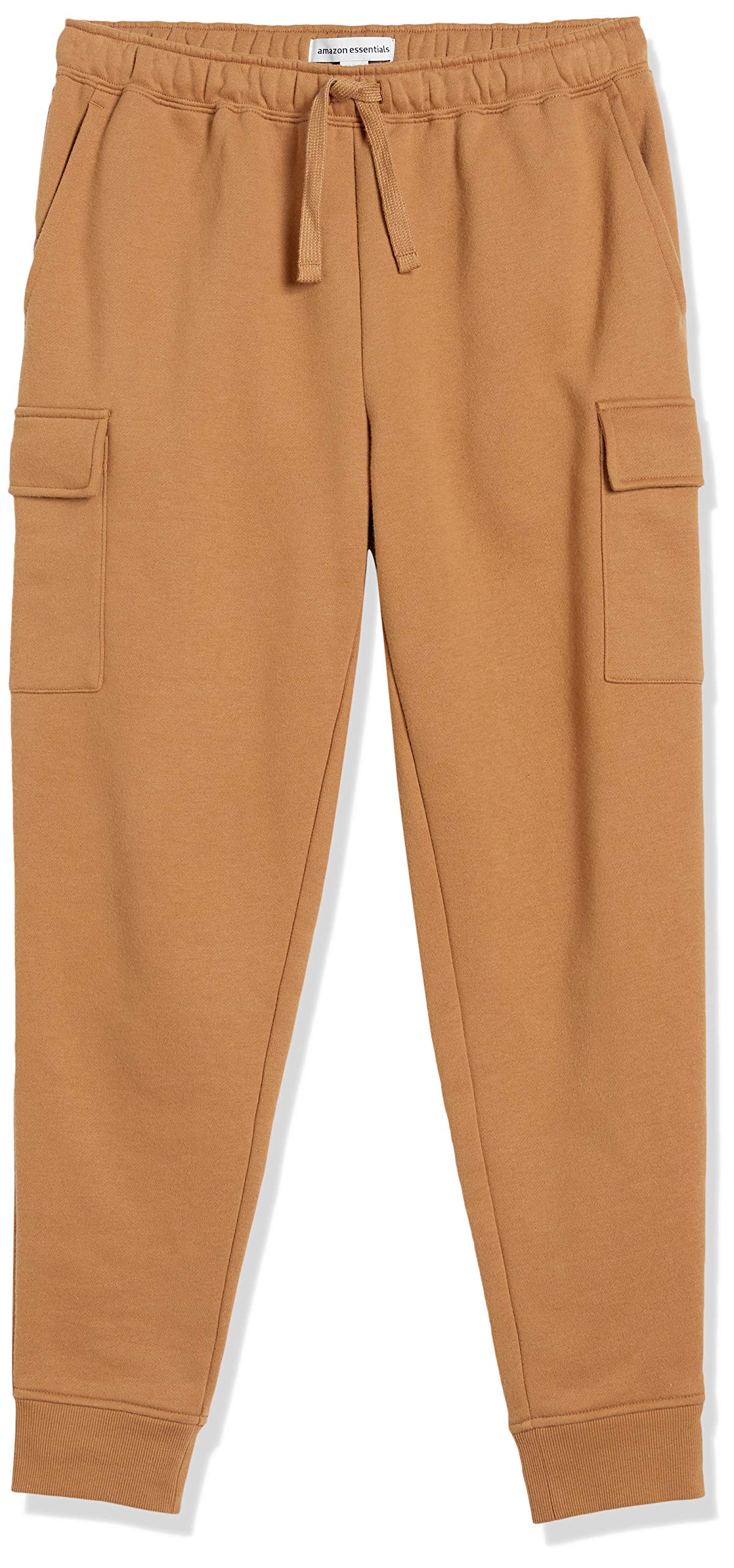 Amazon Essentials Men's Fleece Cargo Jogger Sweatpants - Comfortable Casual Workout Pants for Gym, Lounge & Outdoor Activities