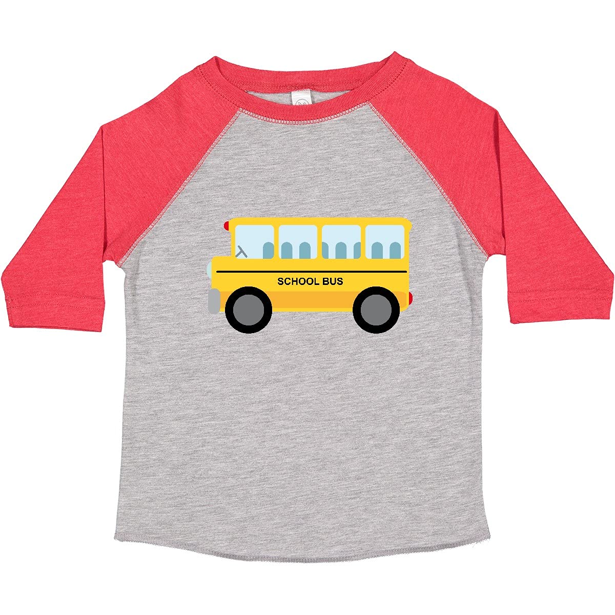 Inktastic School Bus Toddler T-Shirt - Cute Yellow School Bus Graphic Tee for Boys & Girls - Soft Cotton Kids Shirt for Preschool, Daycare & Back to School