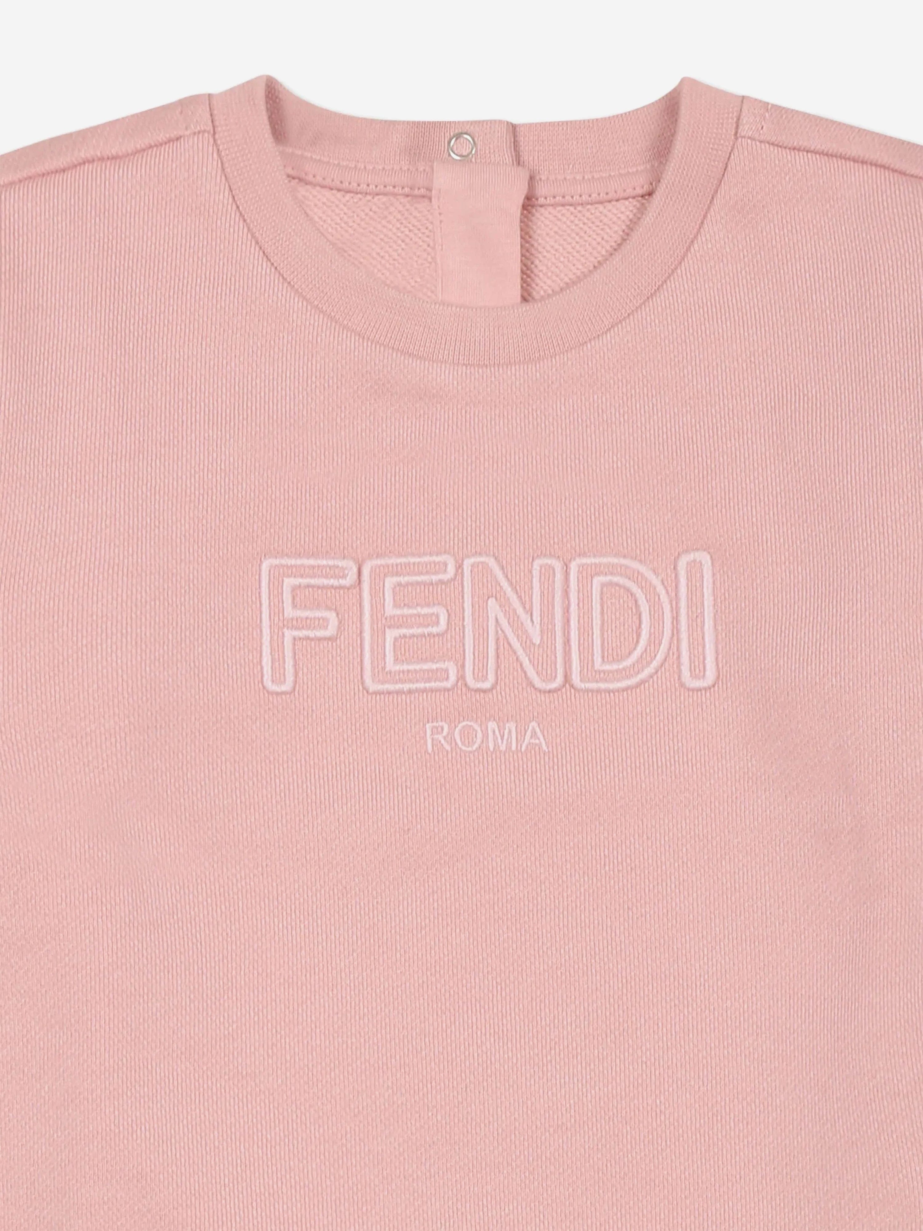 Pink Baby Girls Logo Sweatshirt - Cute & Comfortable Pullover for Toddler Girls - Perfect for Playdates, Daycare & Family Outings