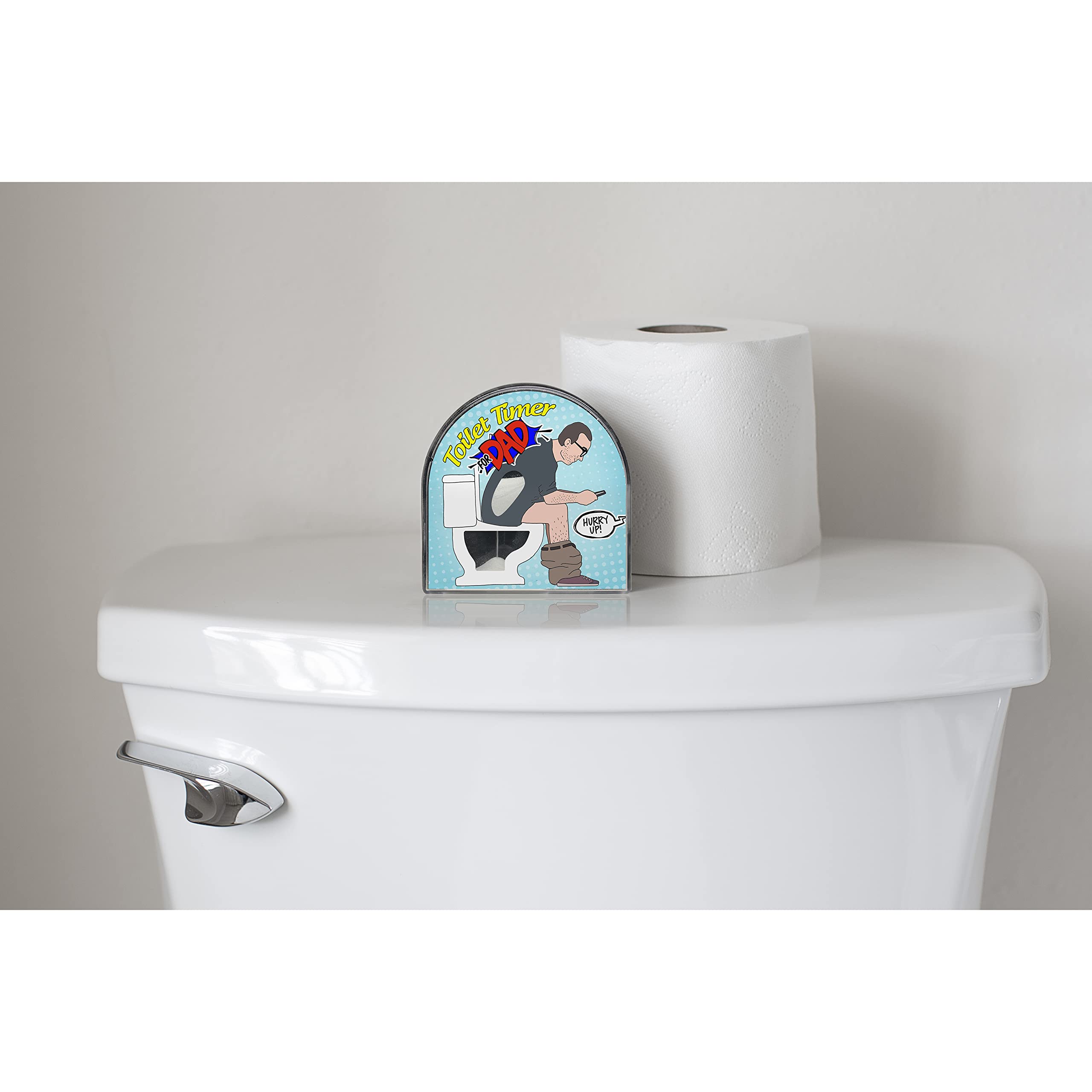 Katamco Toilet Timer - Funny Gift for Men, Husband & Dad | Birthday & Christmas Present | Stocking Stuffer | As Seen on Shark Tank | Perfect for Bathroom Humor & Gag Gifts