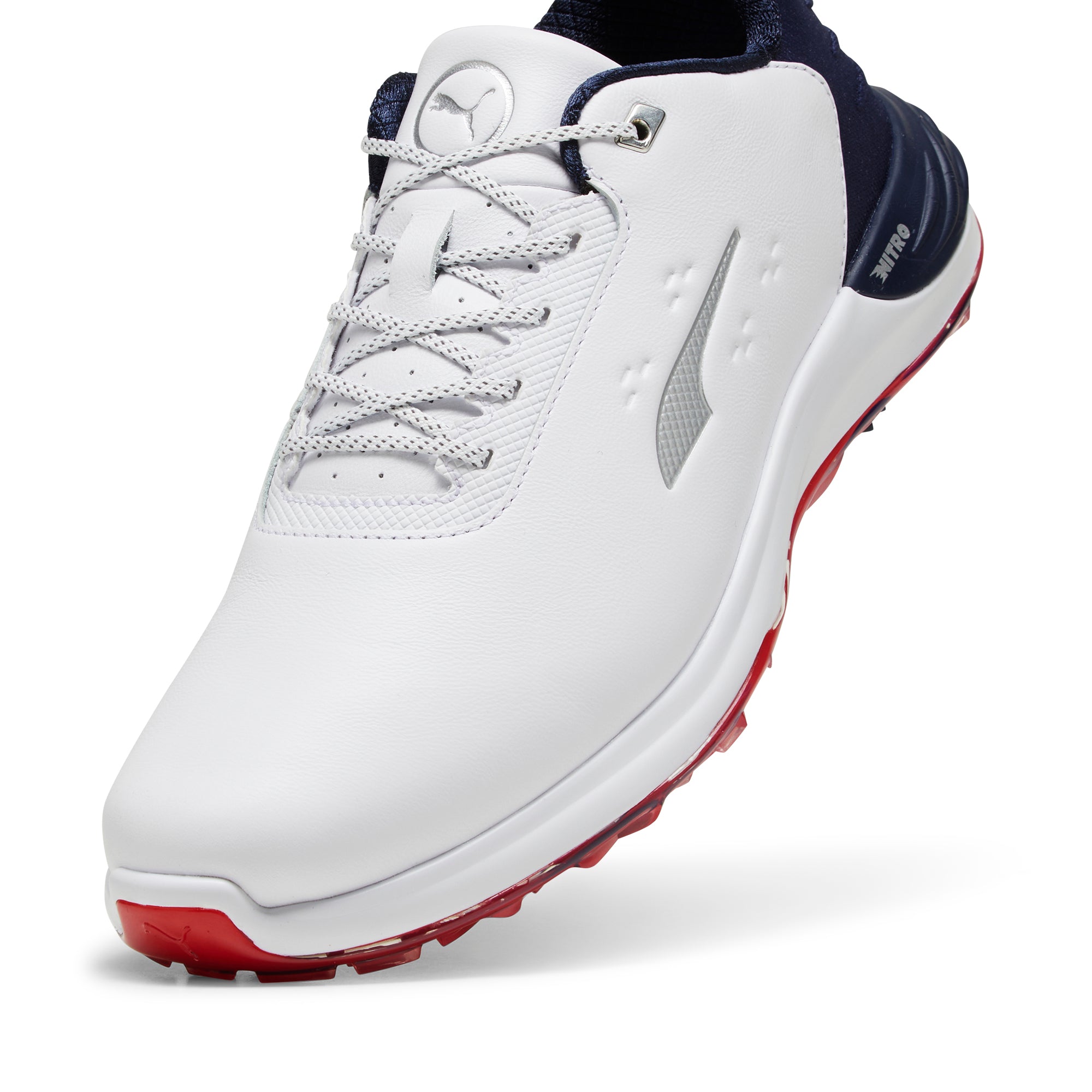 PHANTOMCAT NITRO™ Spiked Golf Shoes for Men - Lightweight Waterproof Golf Footwear with Enhanced Traction - Perfect for Tournament Play & Wet Course Conditions