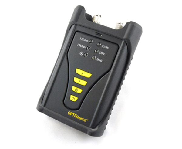 OPTISource Fiber Single Mode Light Source - 1310nm & 1550nm Wavelengths for Telecom Testing, Network Maintenance & Fiber Optic Installation