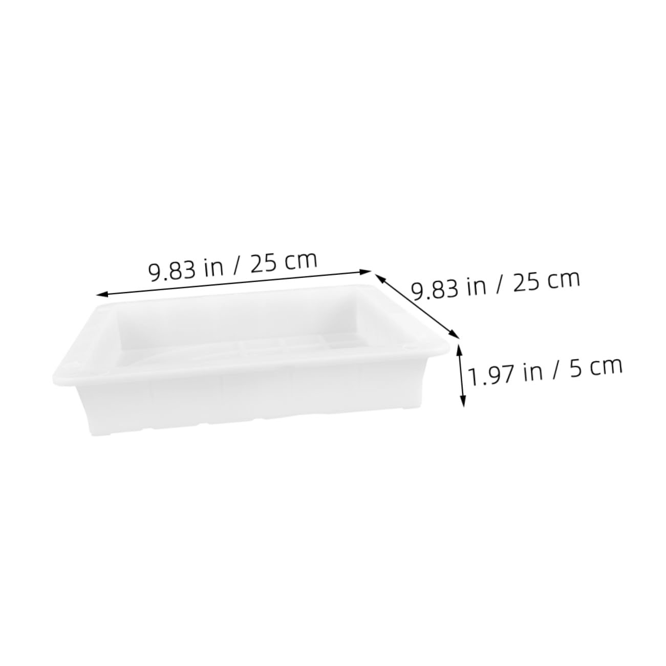 3pcs Reusable Cement Brick Molds - Durable Plastic Path Maker for Concrete Paving, Garden Pathways & DIY Landscaping - Perfect for Walkways, Patios and Outdoor Decor Projects