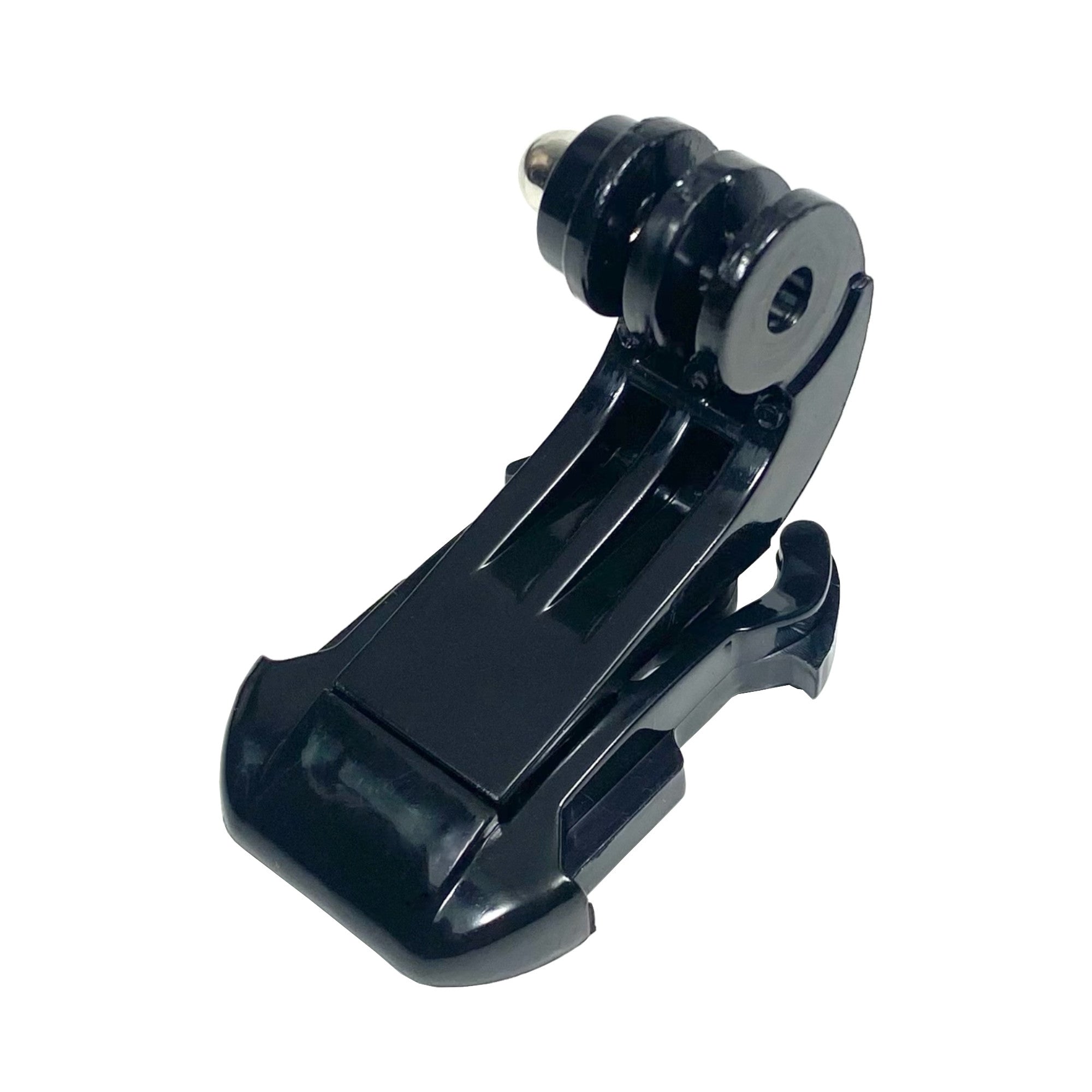 MaximalPower Vertical Surface J Hook Buckle Mount Adapter - Helmet Clip for GoPro Hero 2 3 3+ 4 5 6 7 8 (Black) - Perfect for Action Cameras, Cycling, Skiing & Outdoor Adventures