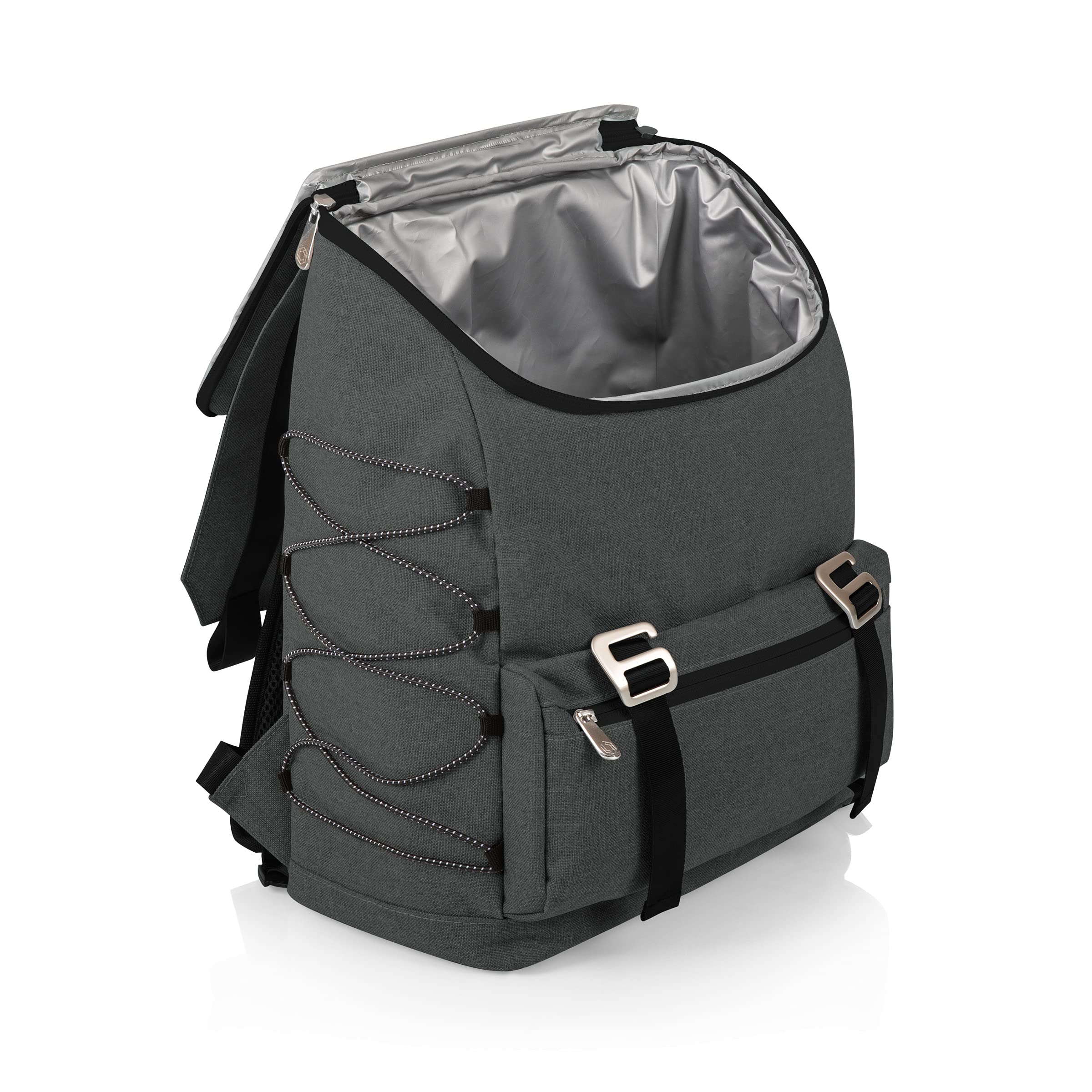 NFL New England Patriots OTG Traverse Backpack Cooler - Insulated Soft Cooler Backpack for Hiking, Picnics & Tailgating - Durable Heathered Gray Design - Perfect for Outdoor Adventures, Sports Events & Camping