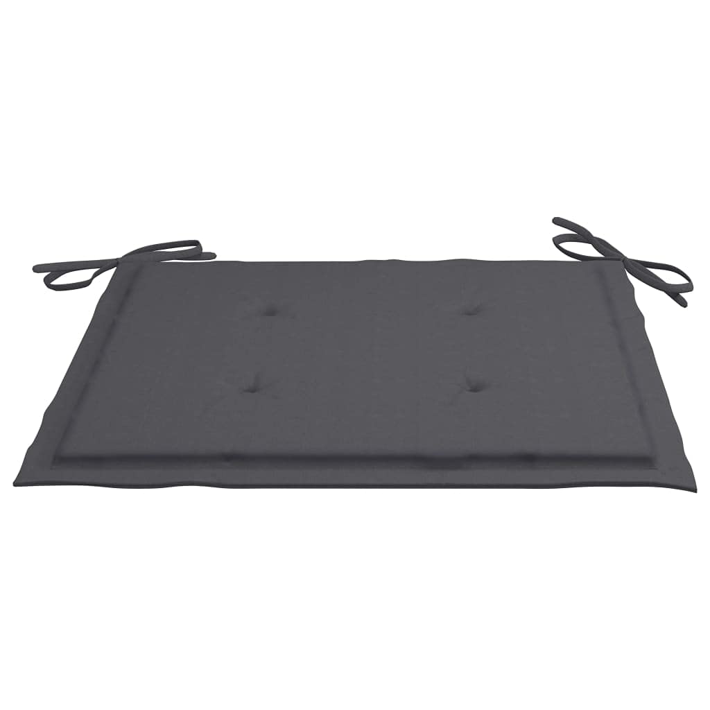 4-Piece Universal Garden Chair Cushions Set with Ties - 19.7