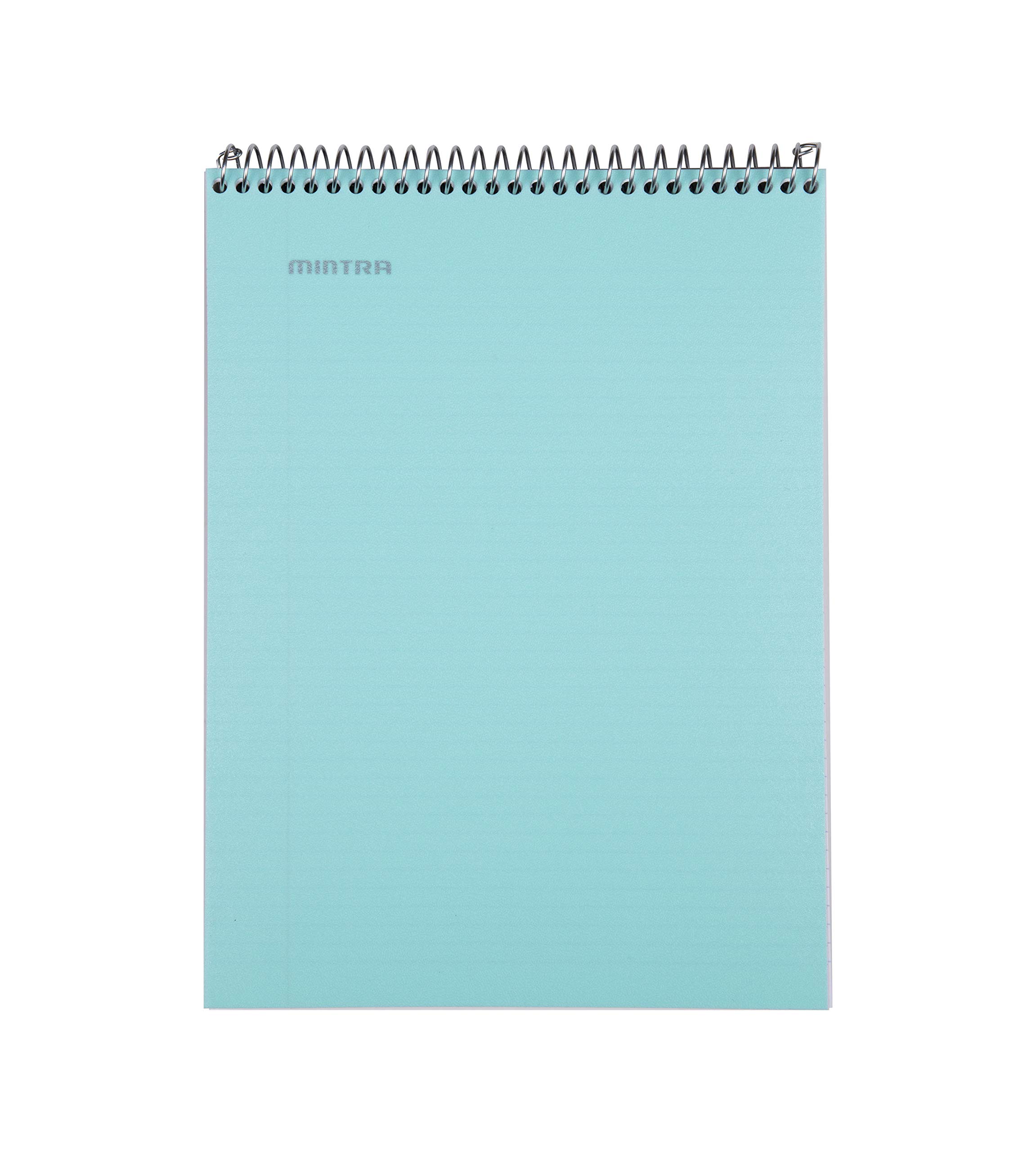 Premium Spiral Notebook 3-Pack - College Ruled, Durable Cover, 3 Colors (Lavender, Salmon, Sage Green) for School, Office & Journaling | Mintra Office Top Bound Notebooks