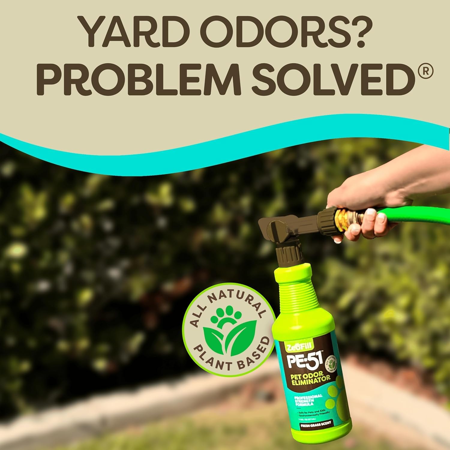 Zeofill® Artificial Turf Cleaner & Pet Odor Eliminator Premium Bundle – 8LBS OdorZorb, 1 Gal PE-51, 32oz PE-51 with Nozzle & Free 120ct Dog Waste Bags – Organic & Natural Solution for Synthetic Grass, Lawn, Litter Box – Perfect for Backyards, Dog Parks & Pet Areas