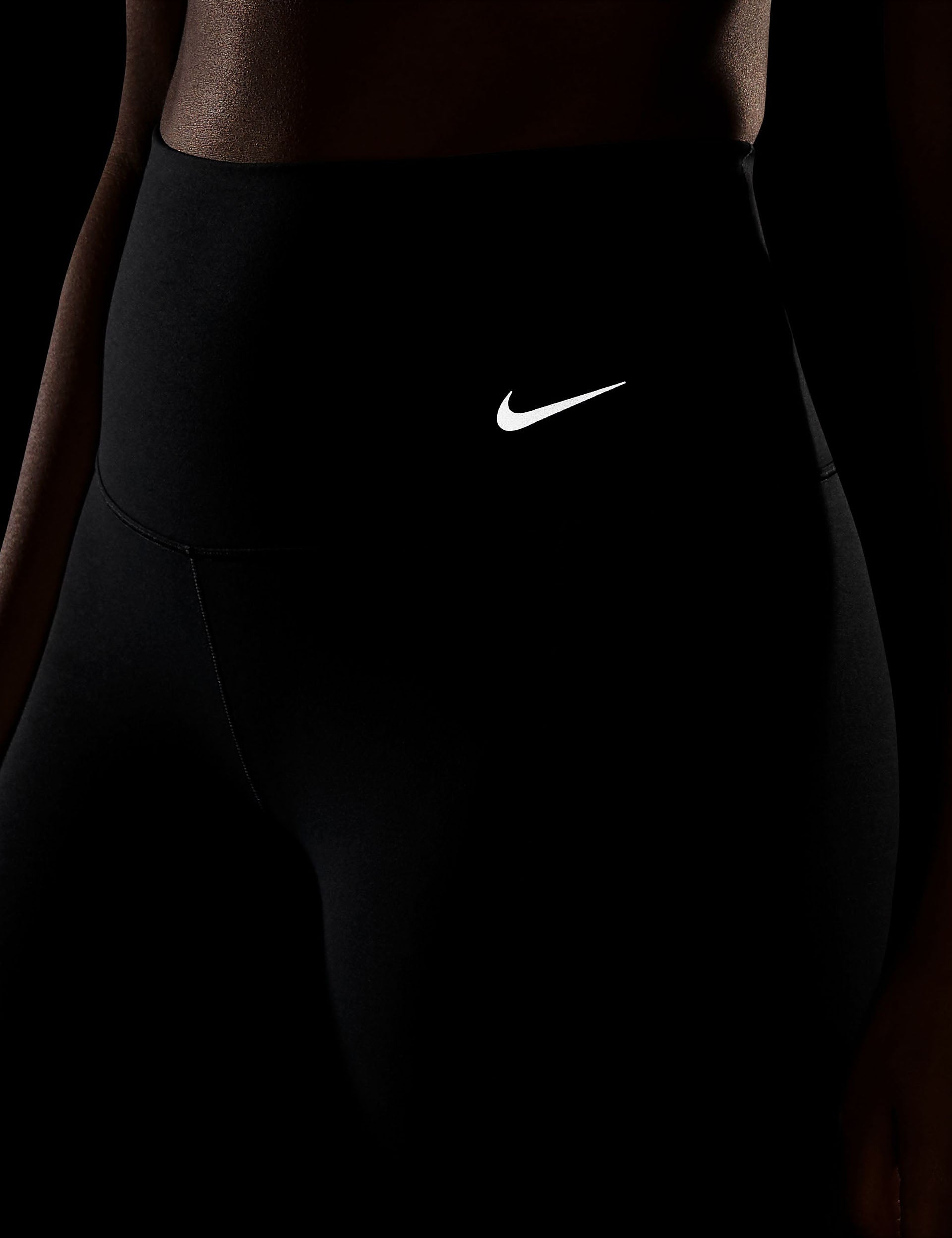 Zenvy High Waisted 7/8 Leggings for Women - Black Yoga Pants with Tummy Control, Stretchy Workout Leggings for Running, Gym & Lounge Wear