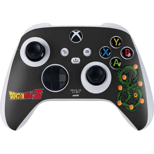Official Dragon Ball Z Shenron Gaming Skin for Xbox Series S Controller - Custom Decal Sticker for Enhanced Grip & Protection - Perfect for Gamers & Anime Fans