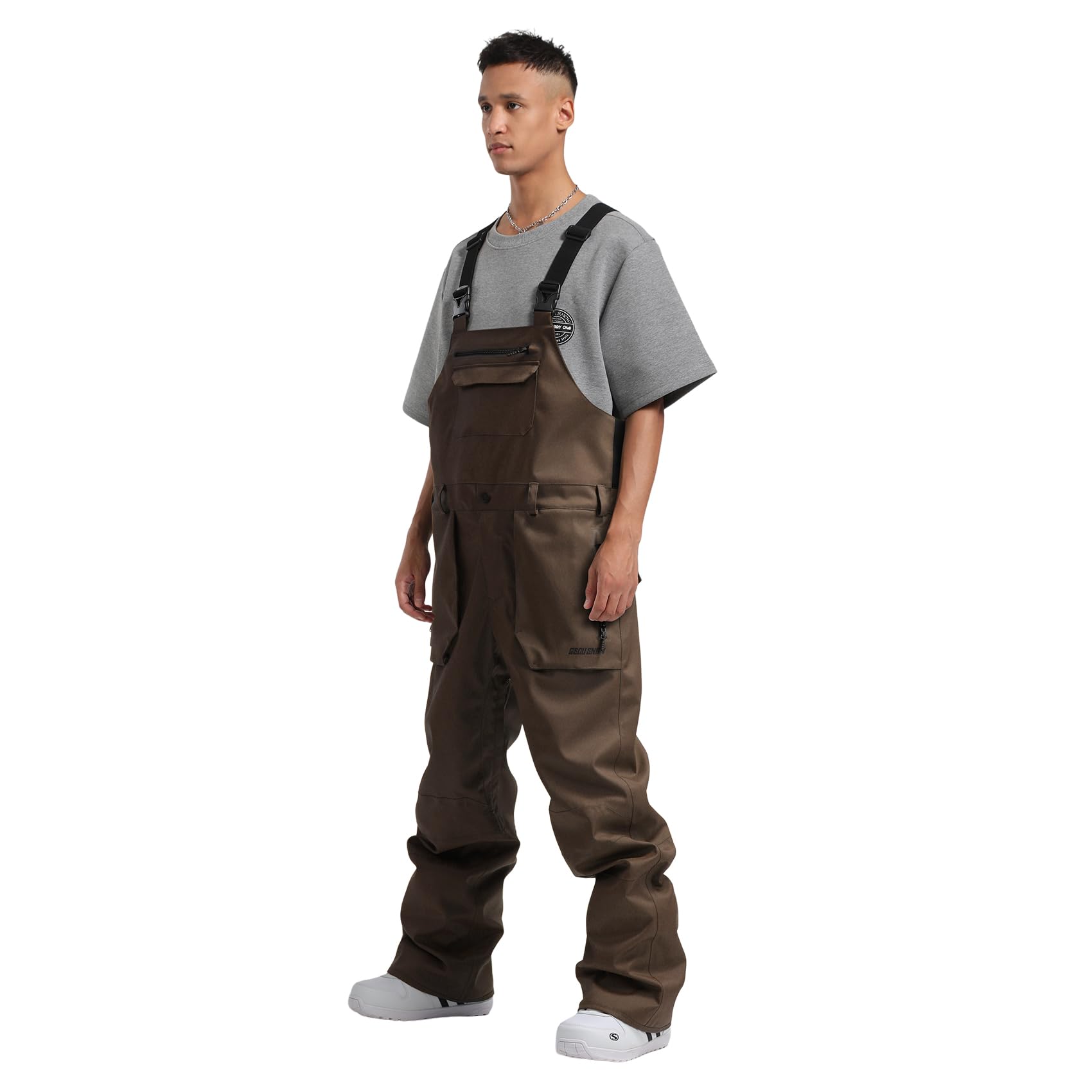 Men's & Women's Insulated Waterproof Snowboard Bib Overalls - Breathable Ski Pants for Winter Sports & Outdoor Activities