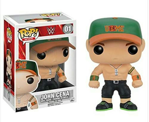 Funko POP WWE: John Cena Collectible Vinyl Figure - Green & Orange Outfit - Perfect for WWE Fans, Collectors & Home/Office Display