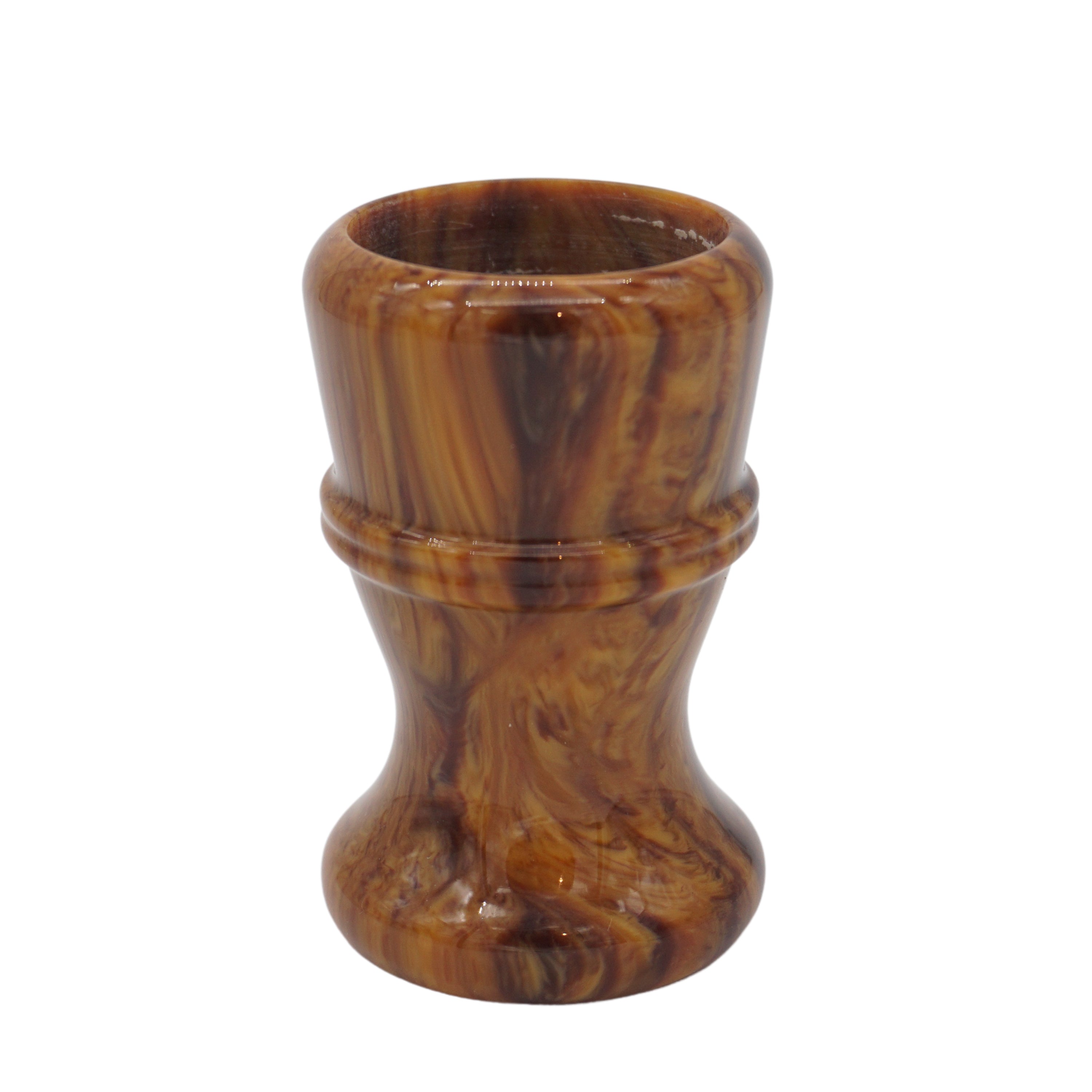 Premium Briar Wood Handcrafted Shaving Brush Handle for 28mm & 30mm Knots - Luxury Wet Shaving Accessory for Men's Grooming & Barber Shop Use