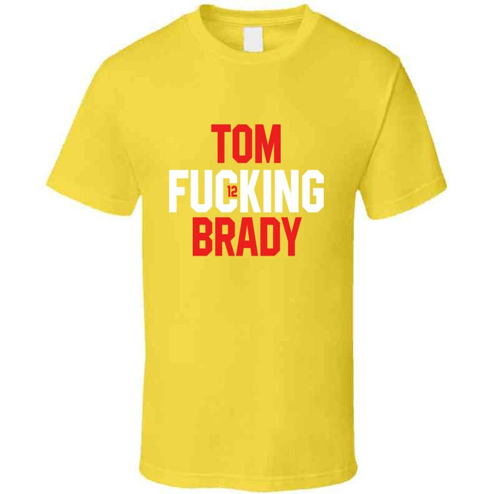 Tom Brady Number 12 Quarterback GOAT Tampa Bay Buccaneers Football Jersey T-Shirt - Perfect for Game Day, Fan Gifts & NFL Memorabilia Collection