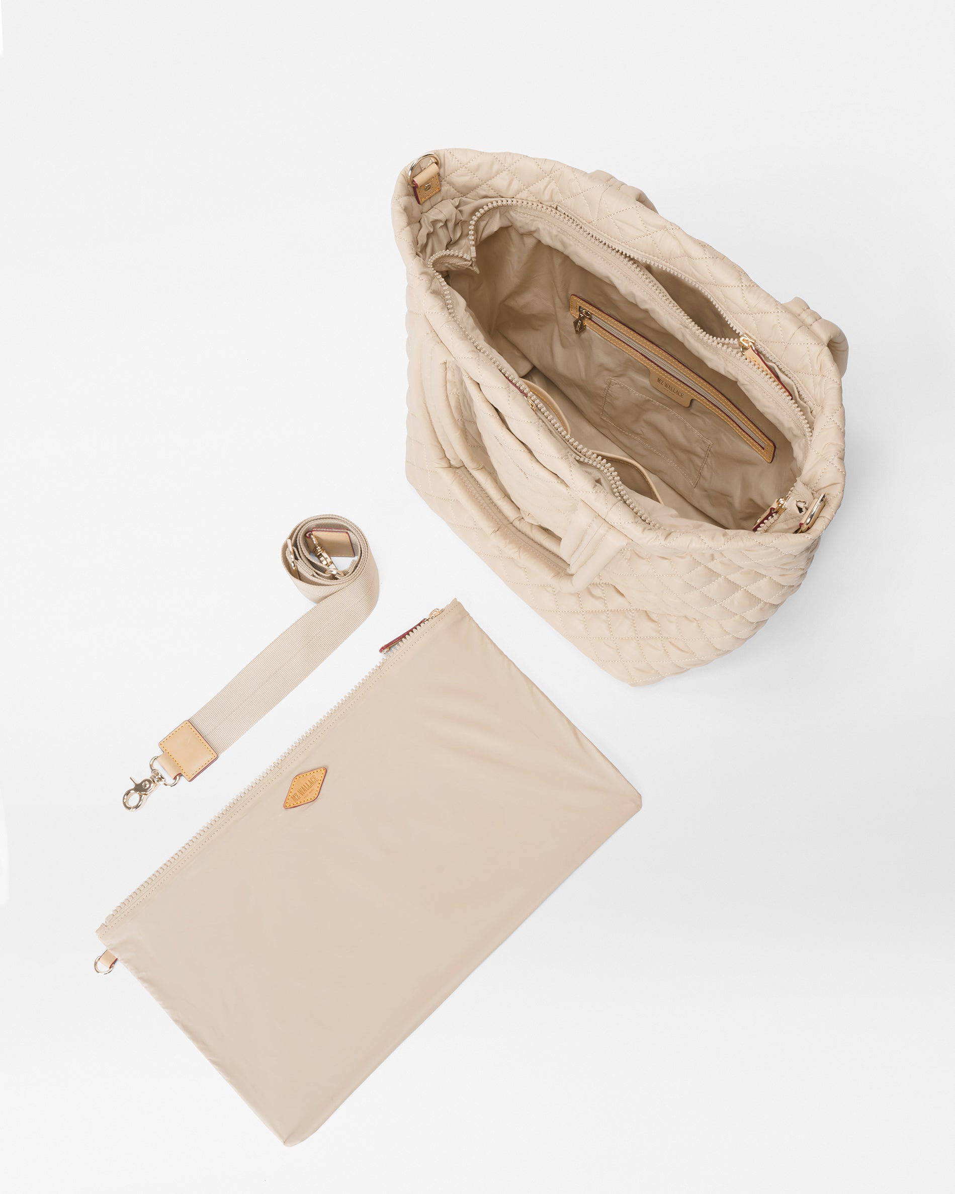Buff Medium Metro Tote Deluxe - Premium Canvas Tote Bag for Women & Men - Perfect for Work, Gym, Travel & Shopping
