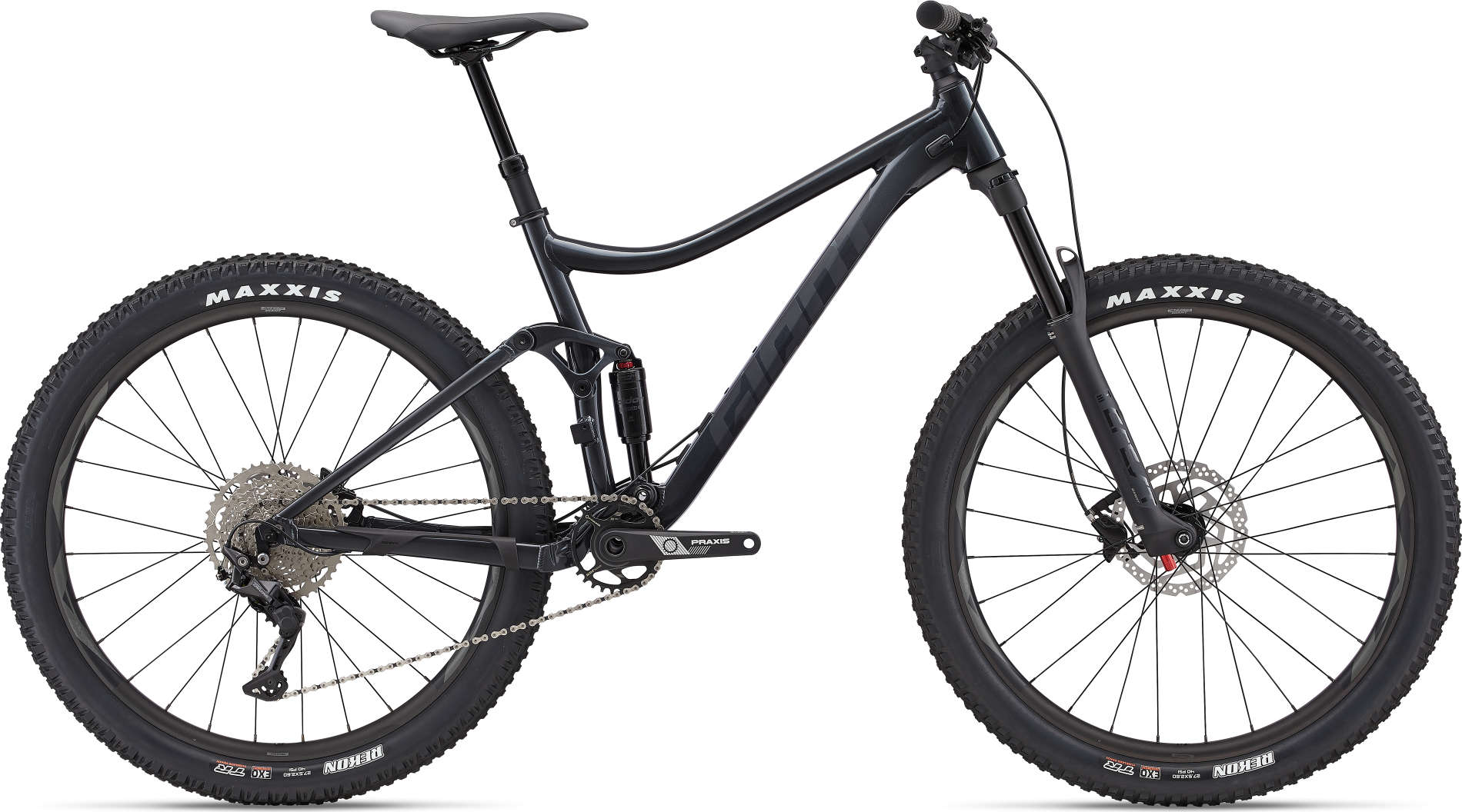 Giant Stance 27.5 Mountain Bike - 27.5 Inch Wheels, Aluminum Frame, Full Suspension for Trail Riding & Off-Road Adventures | Perfect for Mountain Trails, Commuting & Outdoor Exploration