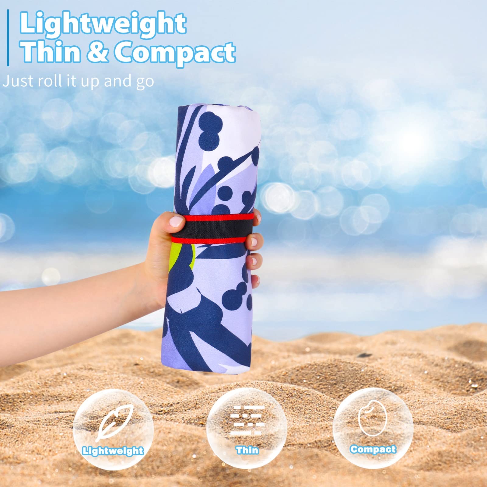 2 Pack Microfiber Oversized Beach Towels 71
