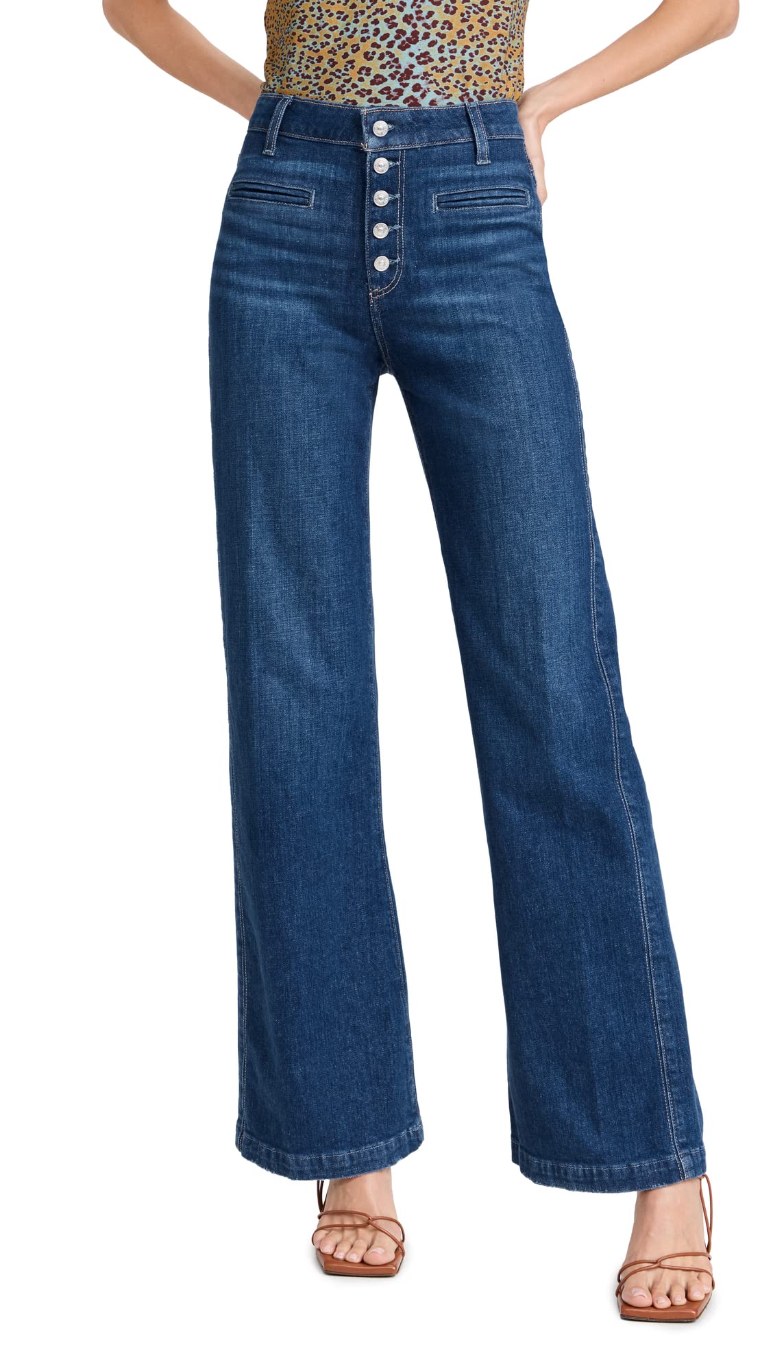 PAIGE Women's Leenah High-Rise Skinny Jeans - Stretch Denim Pants for Everyday Comfort | Perfect for Work, Casual Outings & Date Nights