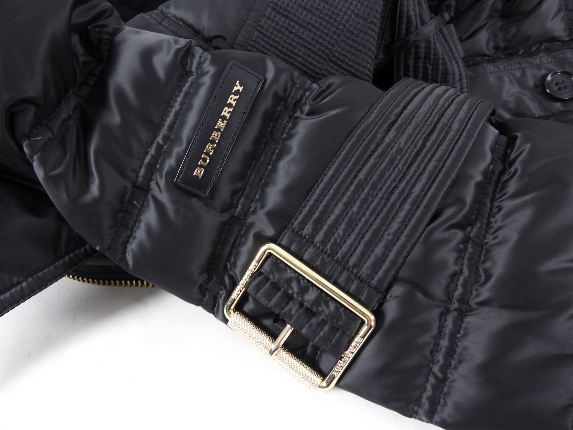 Burberry Black Down Chesterford Puffer Coat with Hood - Women's Winter Jacket, Size M (US 6/8) | Waterproof Warm Parka for Cold Weather, Outdoor Activities & Fashion Streetwear